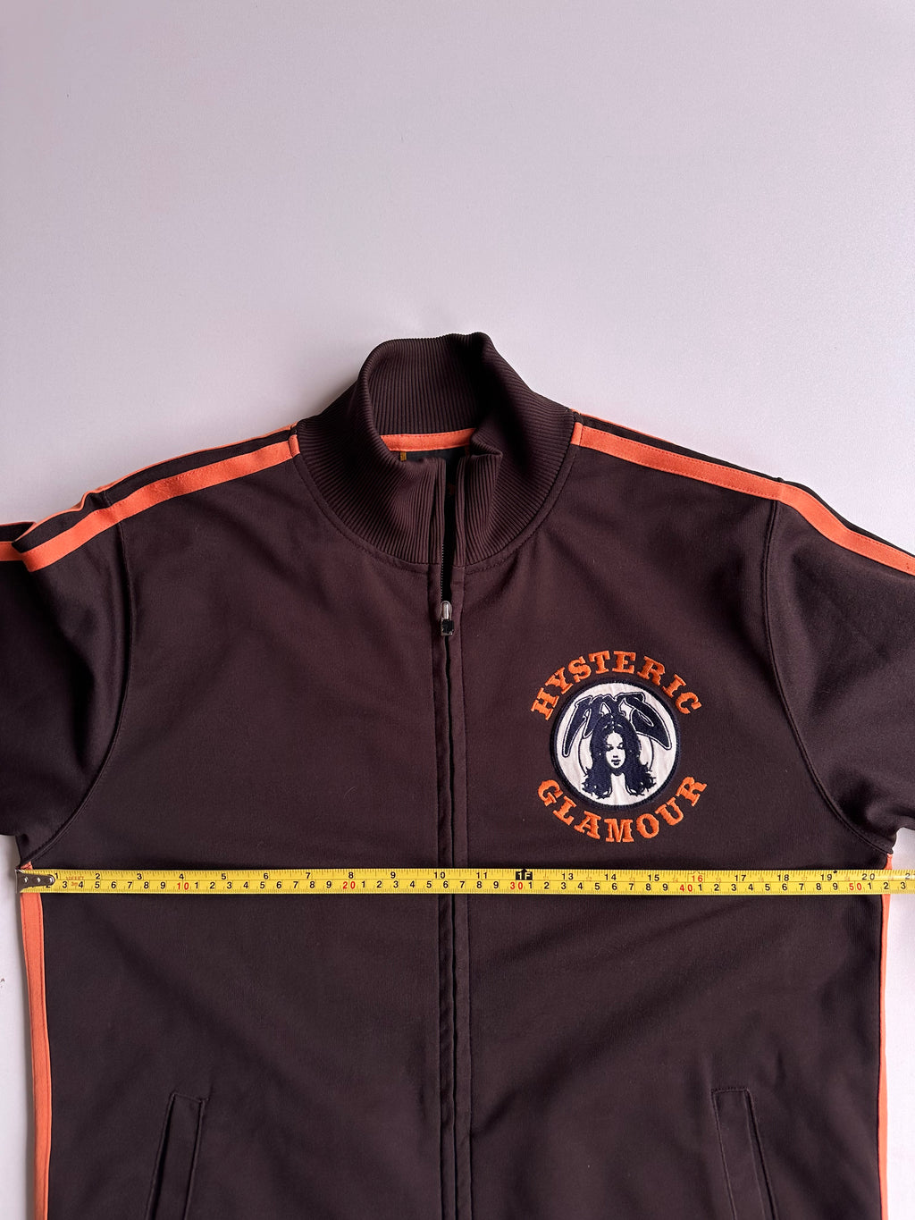 Vintage Hysteric Glamour Logo Track Jacket Brown / Orange