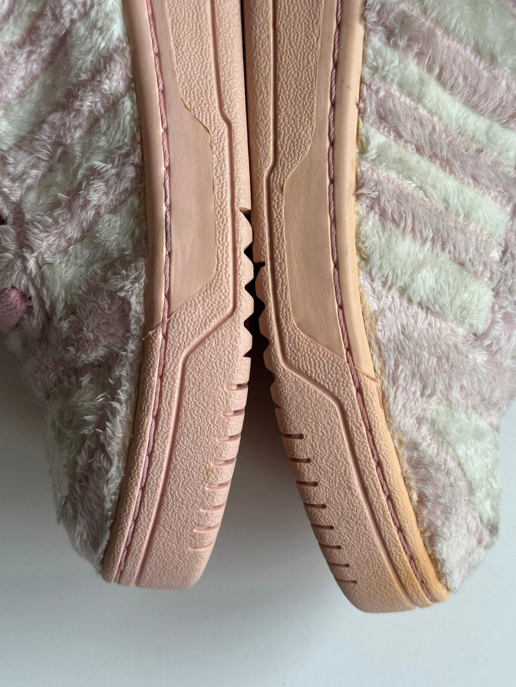 Vintage Adidas x Jeremy Scott Pink Fur Panda