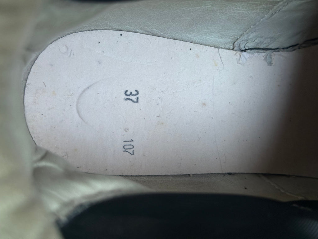 Maison Martin Margiela Line 22 Extended Tongue High-Top Sneakers Grey/Black – 2013