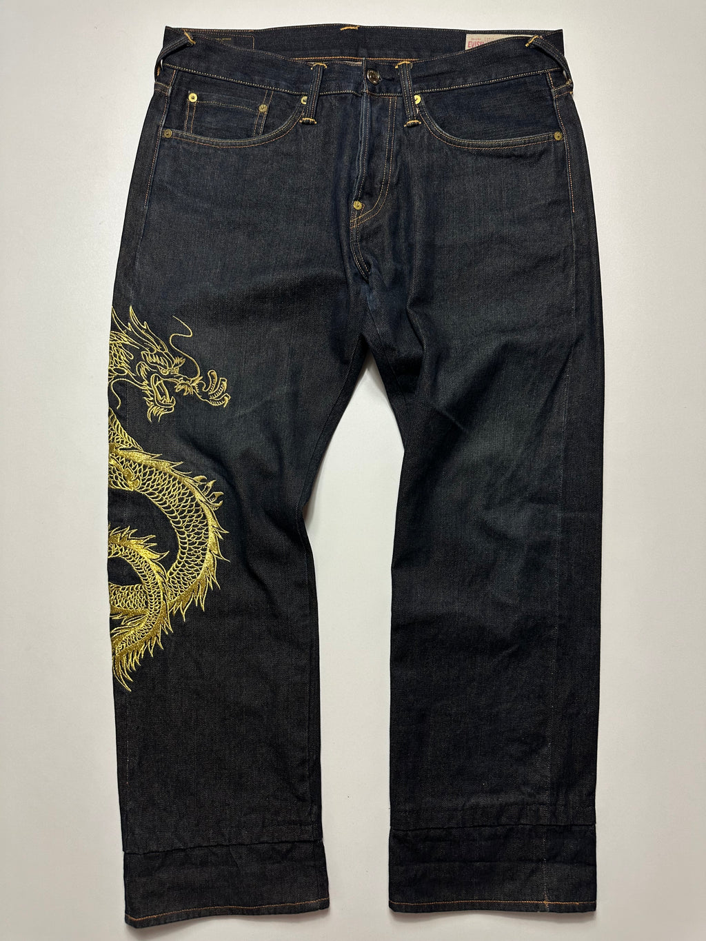 Vintage Evisu Year of The Dragon Collector Edition Raw Selvedge Jeans