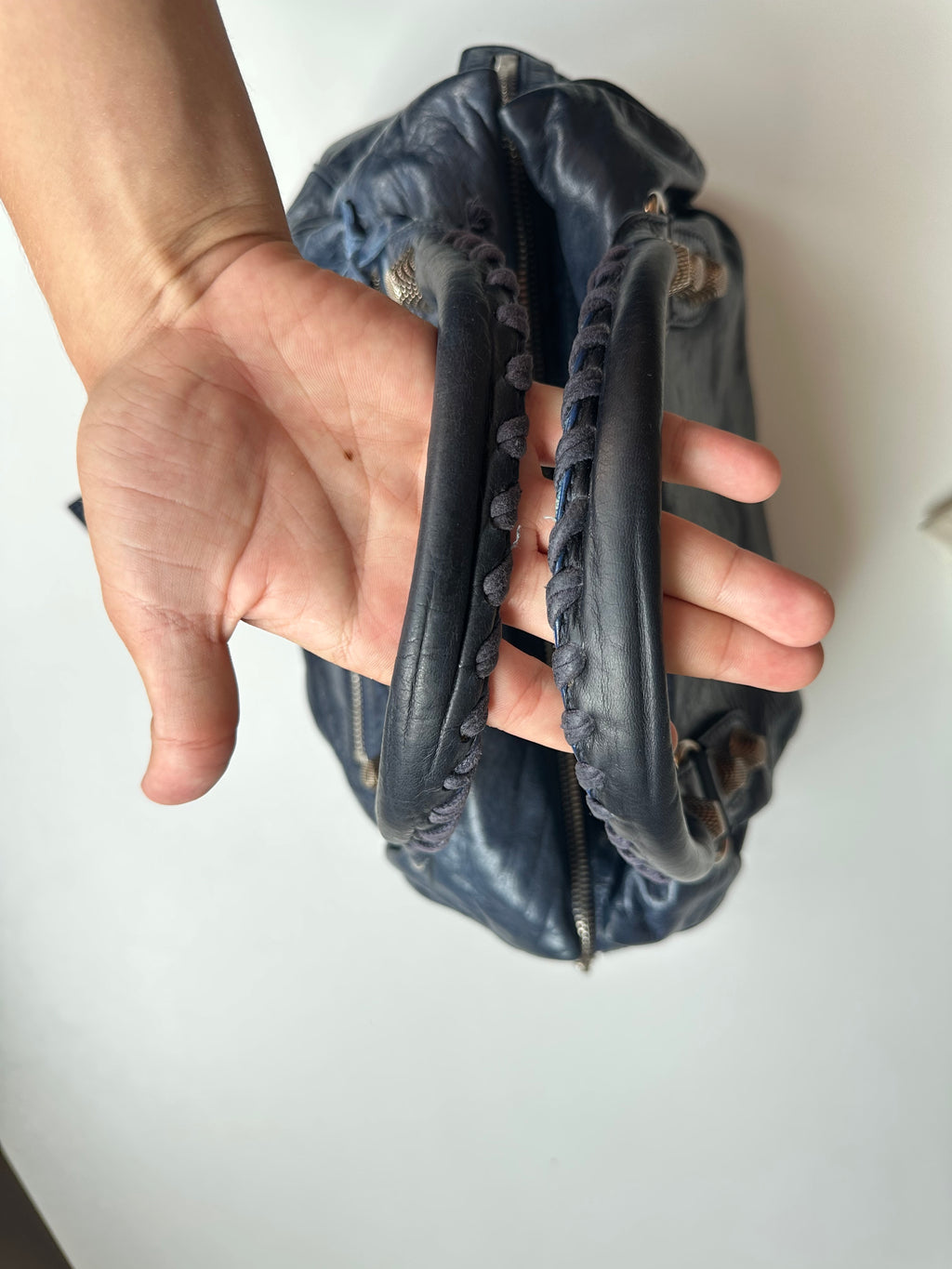 Vintage Balenciaga Midday Giant Bleu Mineral City Bag