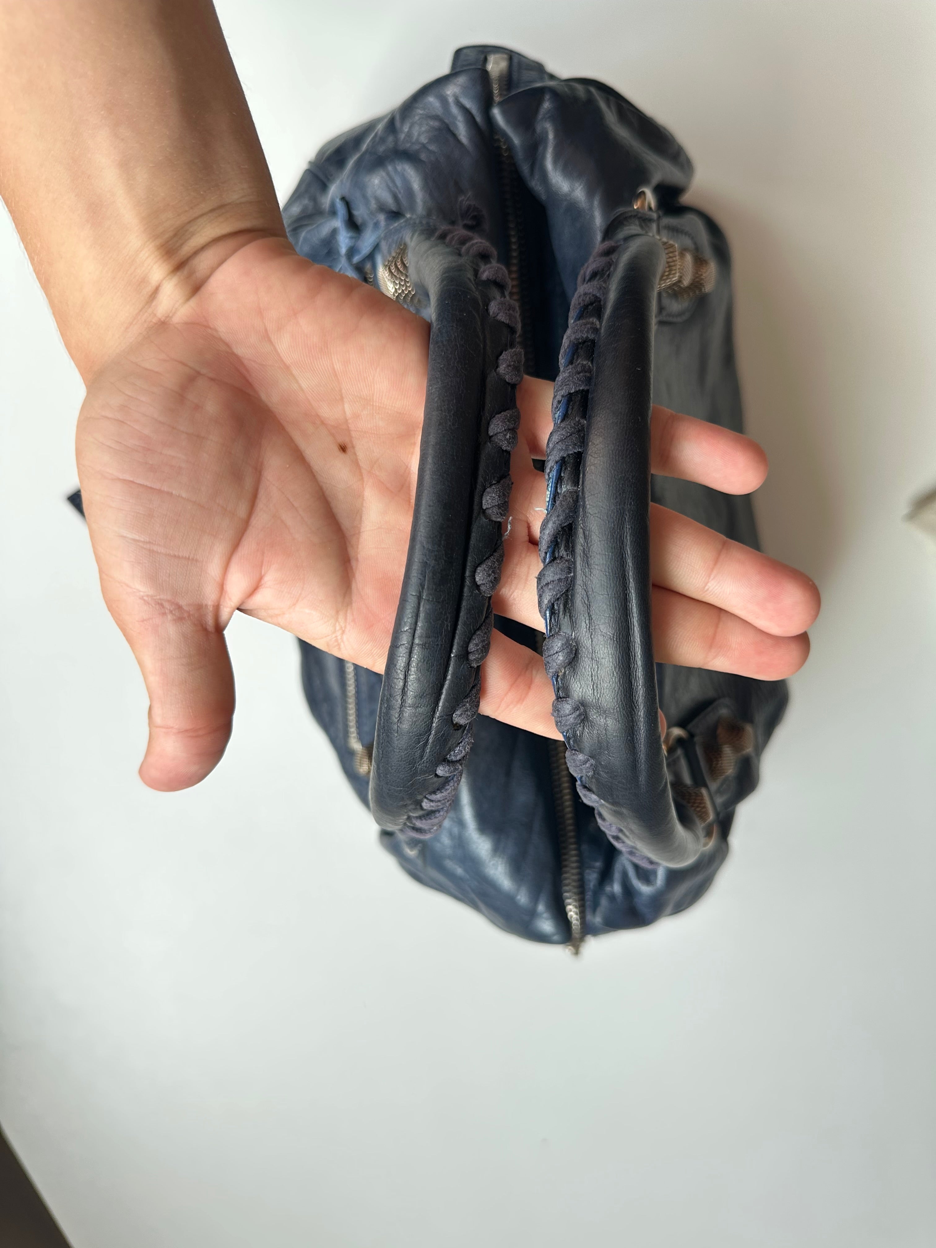 Vintage Balenciaga Midday Giant Bleu Mineral City Bag