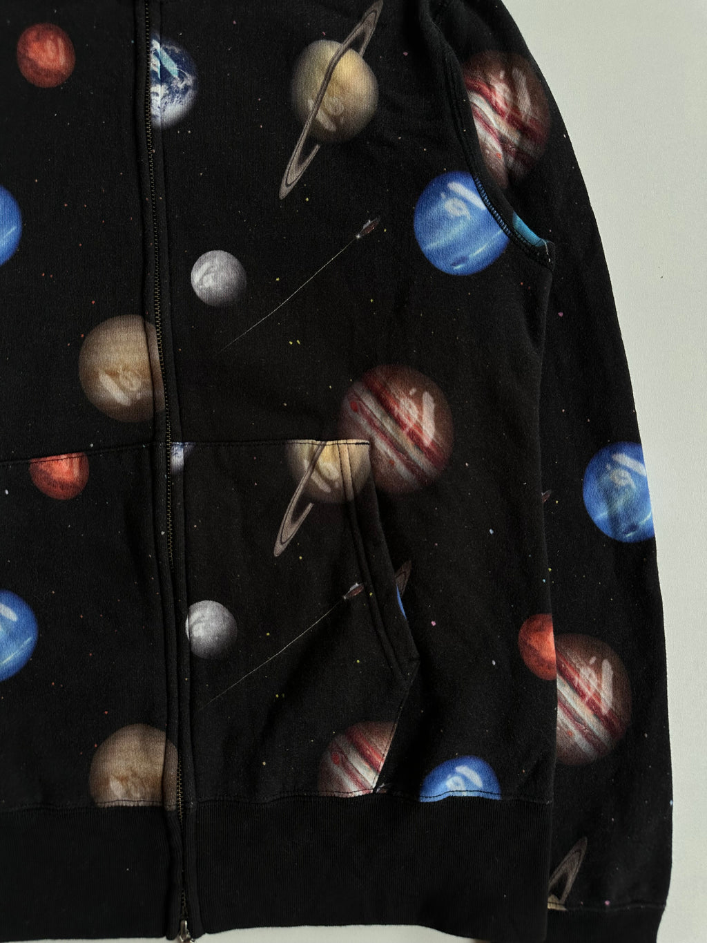 Bape Galaxy Shark Full Zip Hoodie - Size M