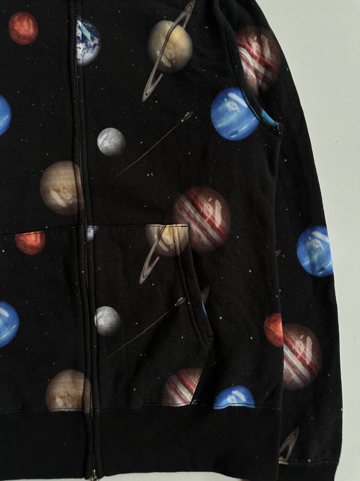 Bape Galaxy Shark Full Zip Hoodie - Size M