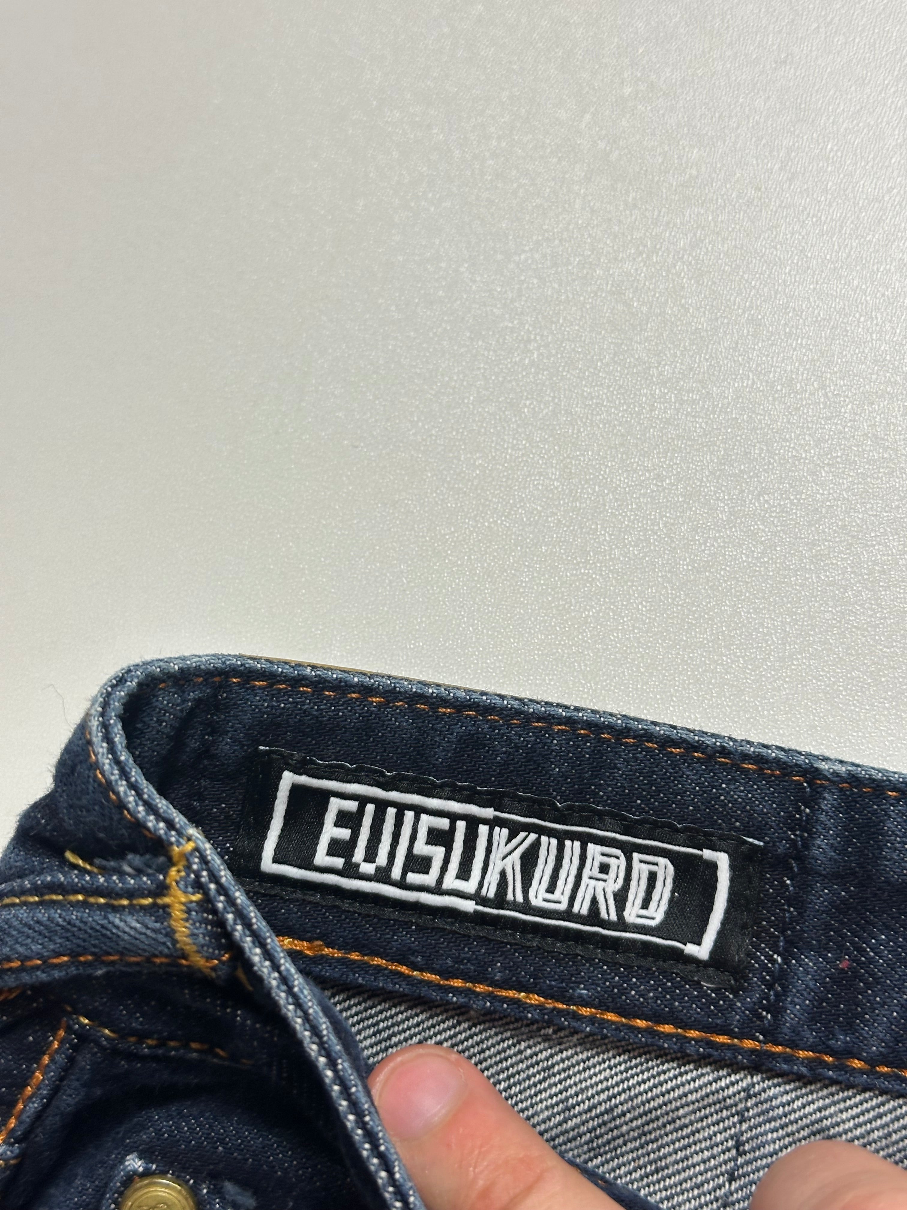 Vintage Evisu Kuro Seagull Jorts