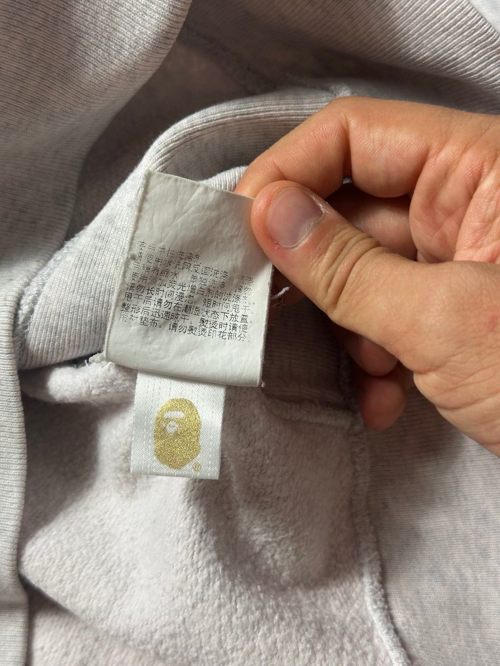 Vintage Bape Ape Head Logo Hoodie