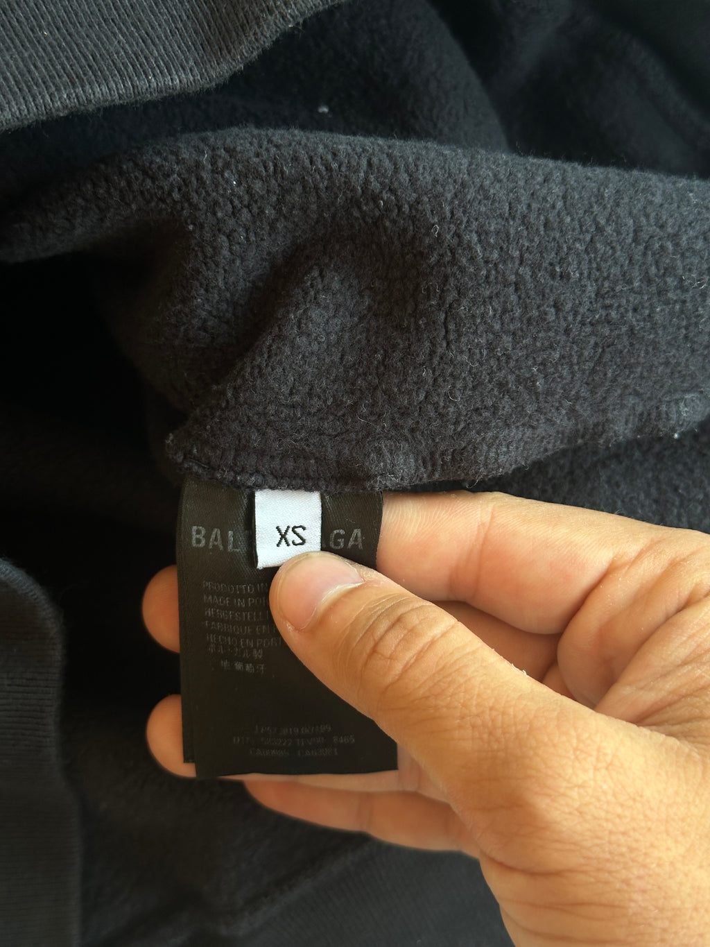 Balenciaga Gloss Logo Hoodie