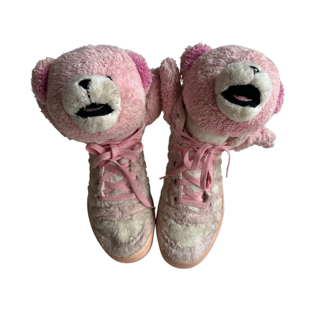 Vintage Adidas x Jeremy Scott Pink Fur Panda