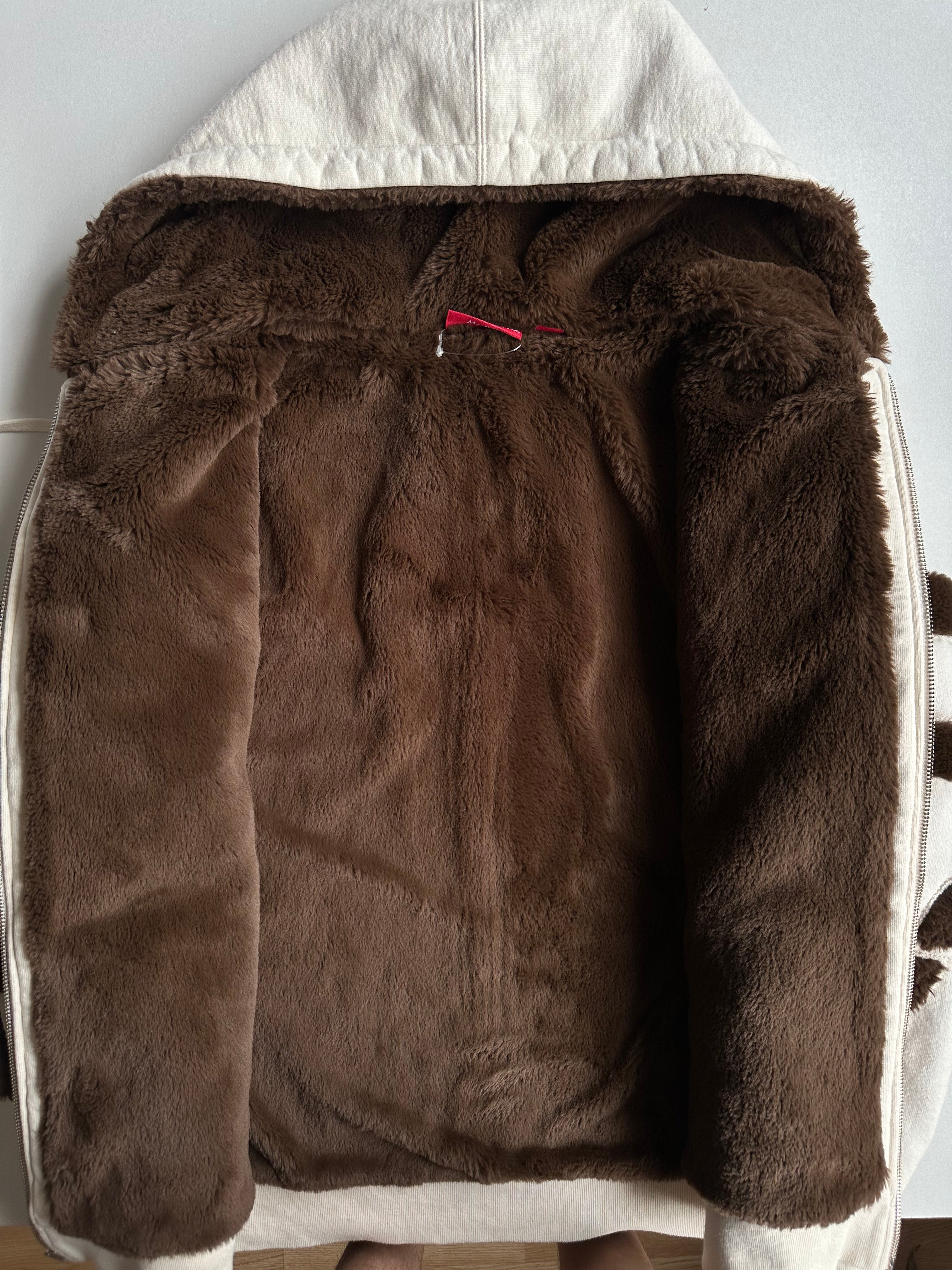 Supreme Faux Fur Zip Up Hoodie