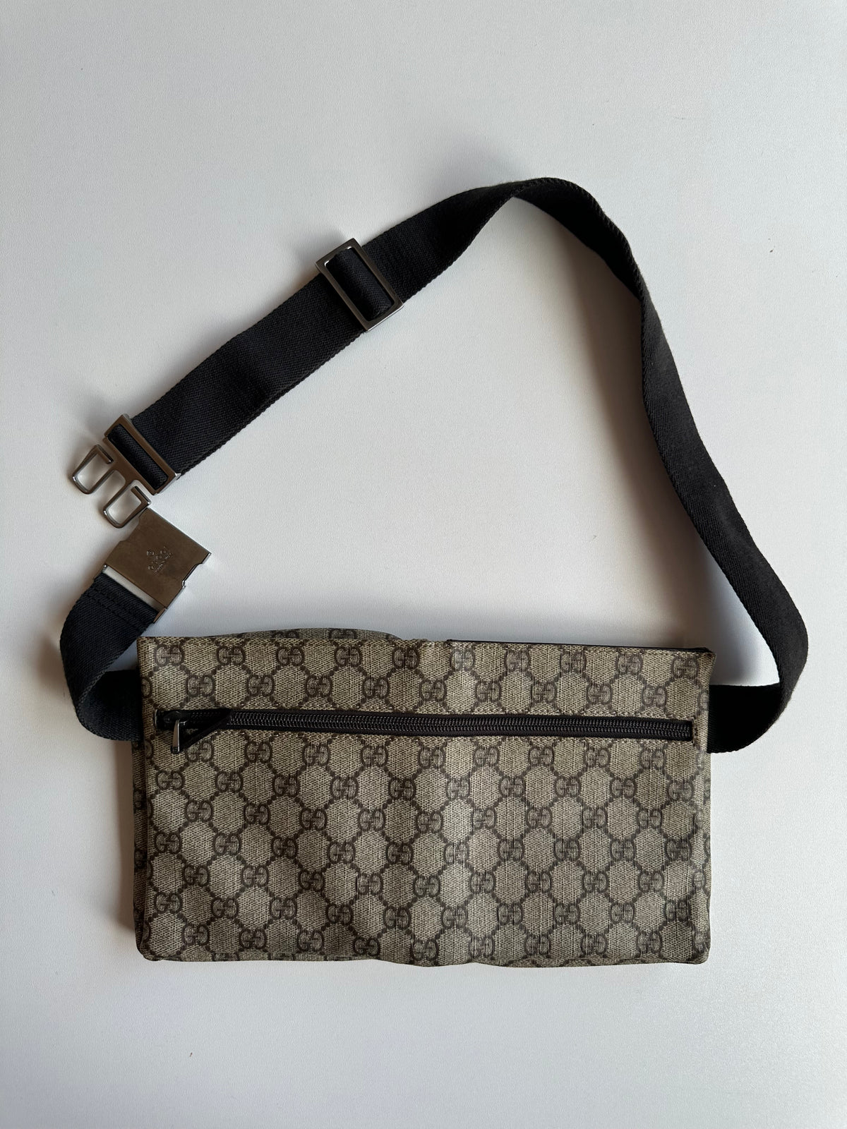 Gucci Vintage GG Monogram Belt Bag – Beige / Brown