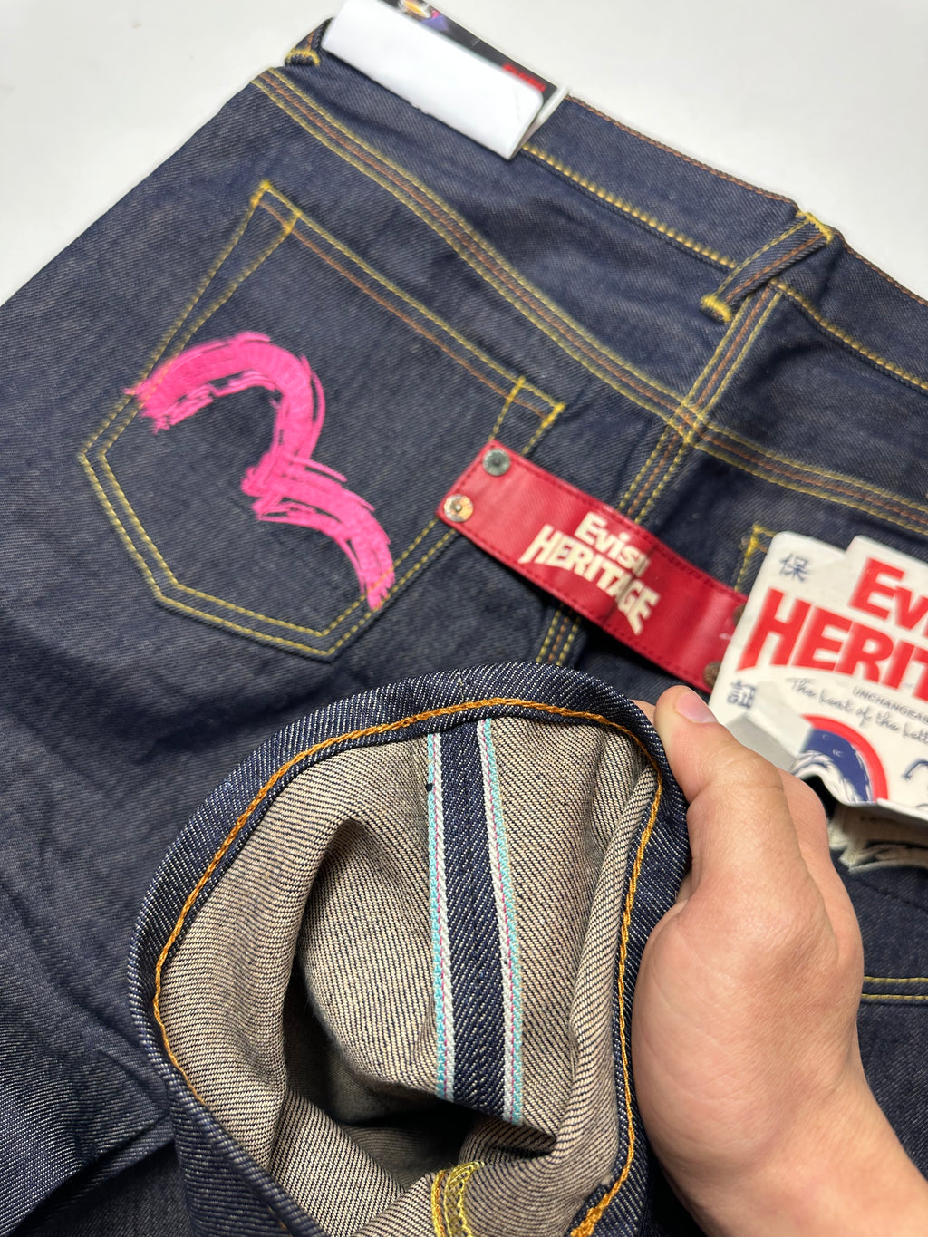 Vintage Evisu Embroidered Seagull Selvedge Jeans