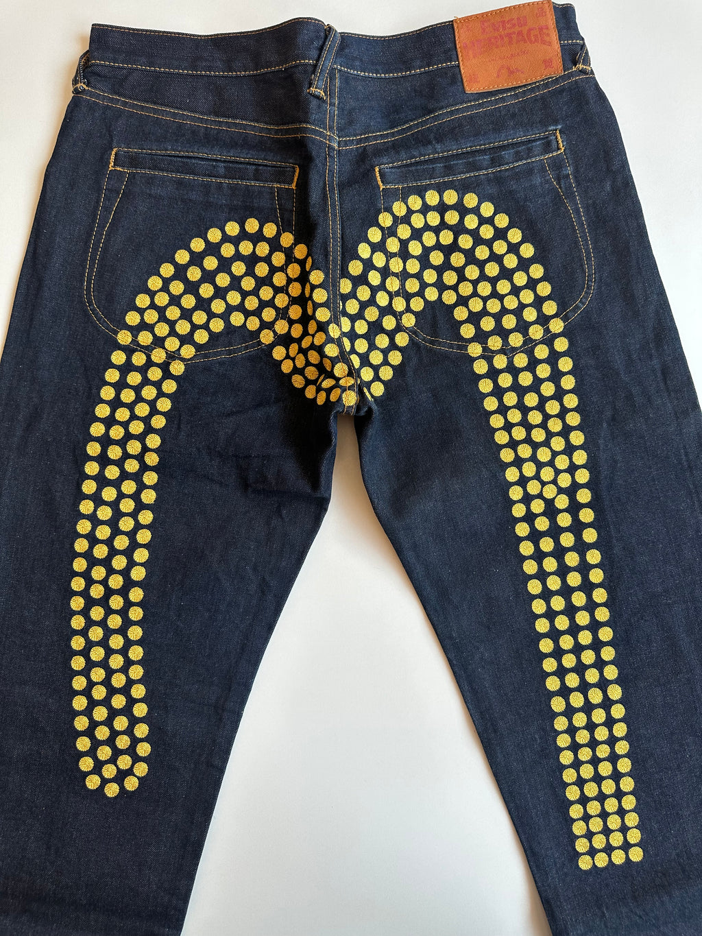 Vintage Evisu Embroidered Big Daicock Selvedge Jeans