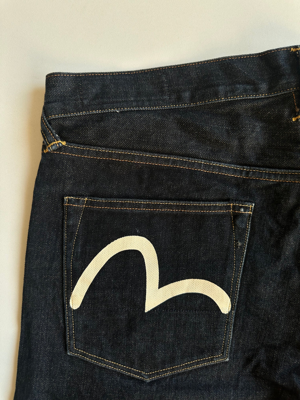 Vintage Selvedge Evisu Seagull Jorts