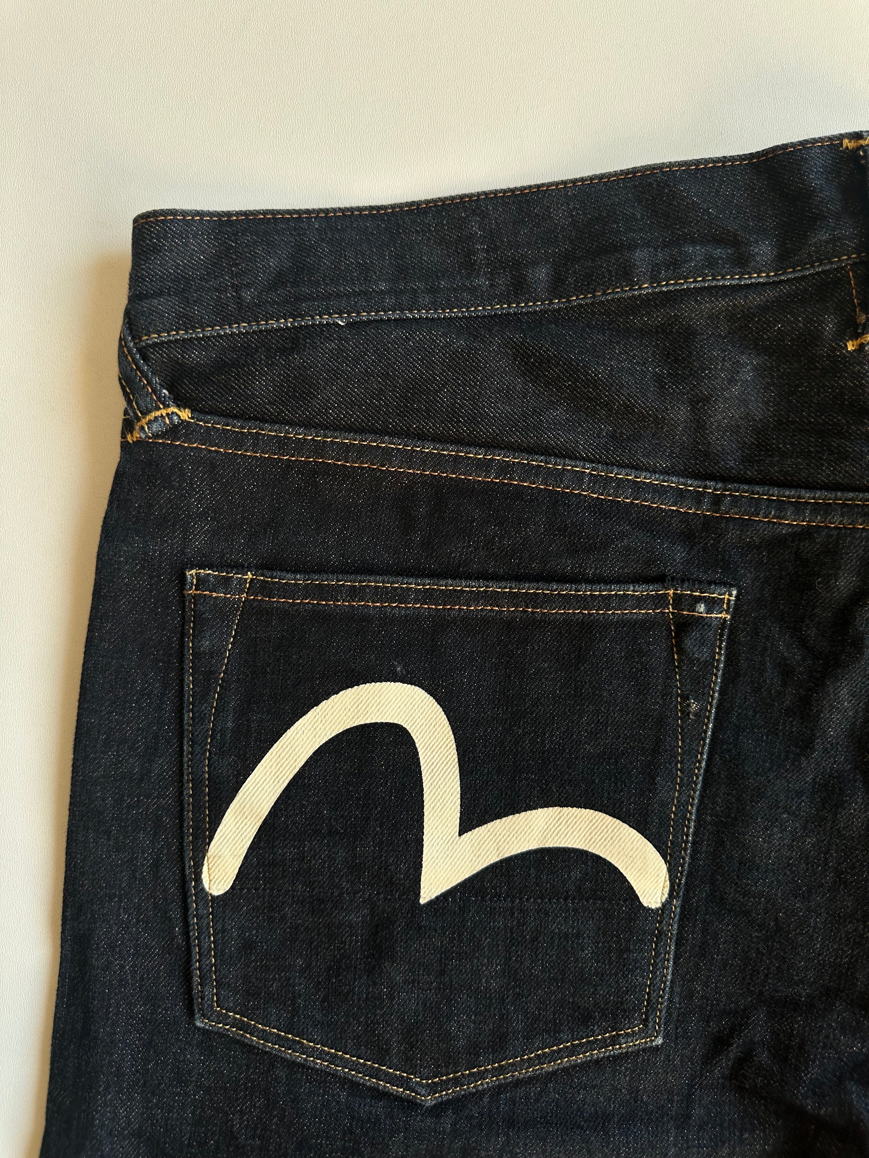 Vintage Selvedge Evisu Seagull Jorts