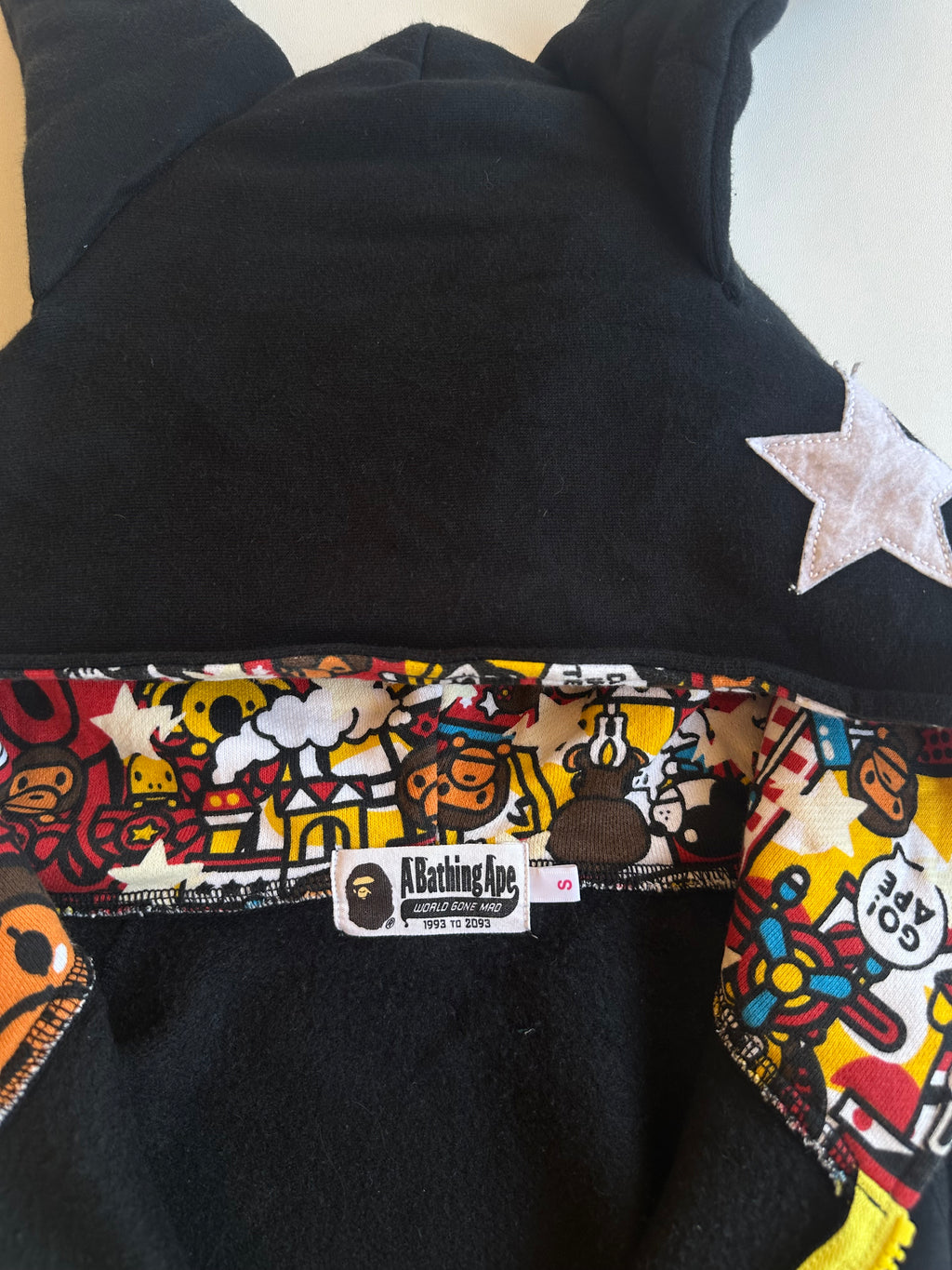 BAPE Milo Land Devil Zip Hoodie Black
