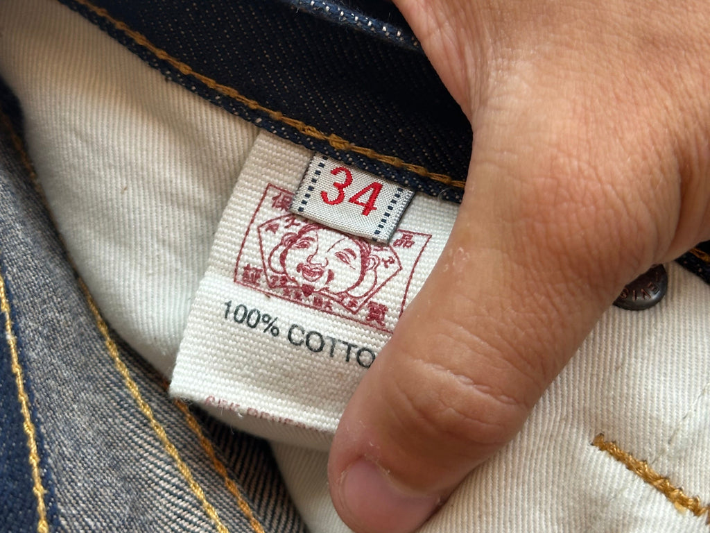 Vintage Evisu Embroidered Big Daicock Selvedge Jeans