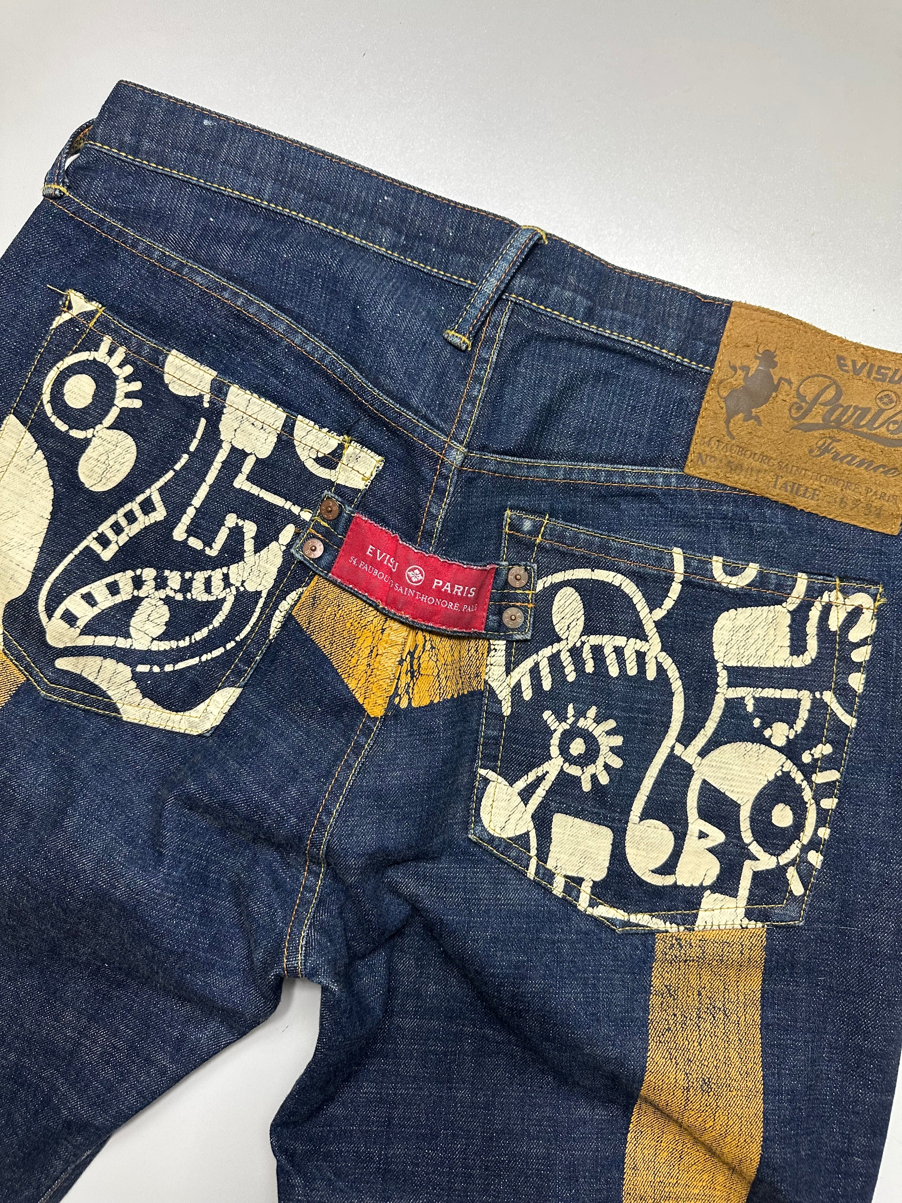 Vintage Evisu Paris Big Daicock Jeans