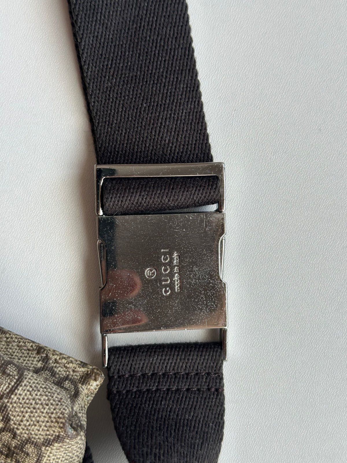 Gucci Vintage GG Monogram Belt Bag – Beige / Brown