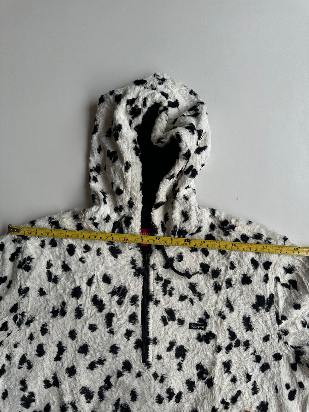 Supreme Fur Pullover Hoodie Dalmatian – SS14 - Size M