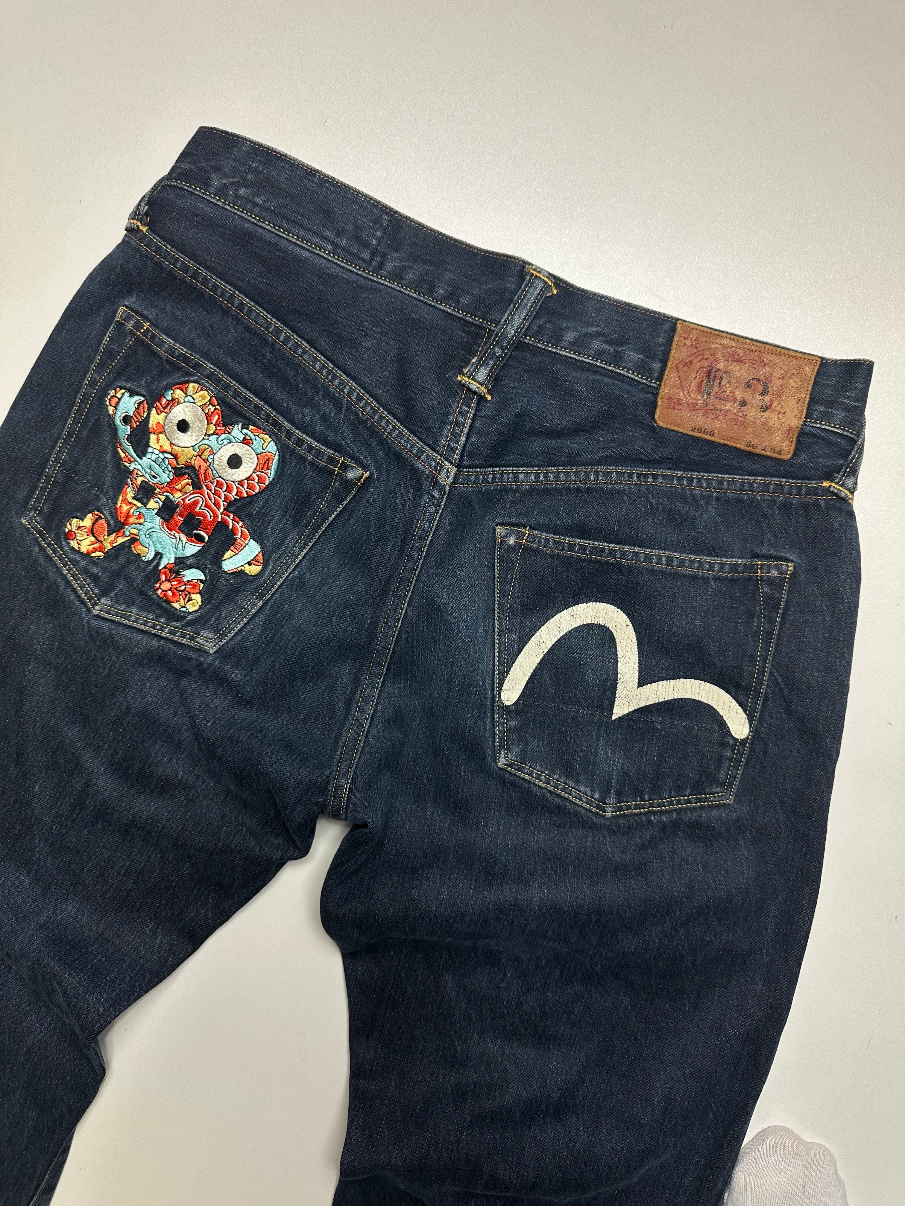 Blugi vintage Evisu Seagull