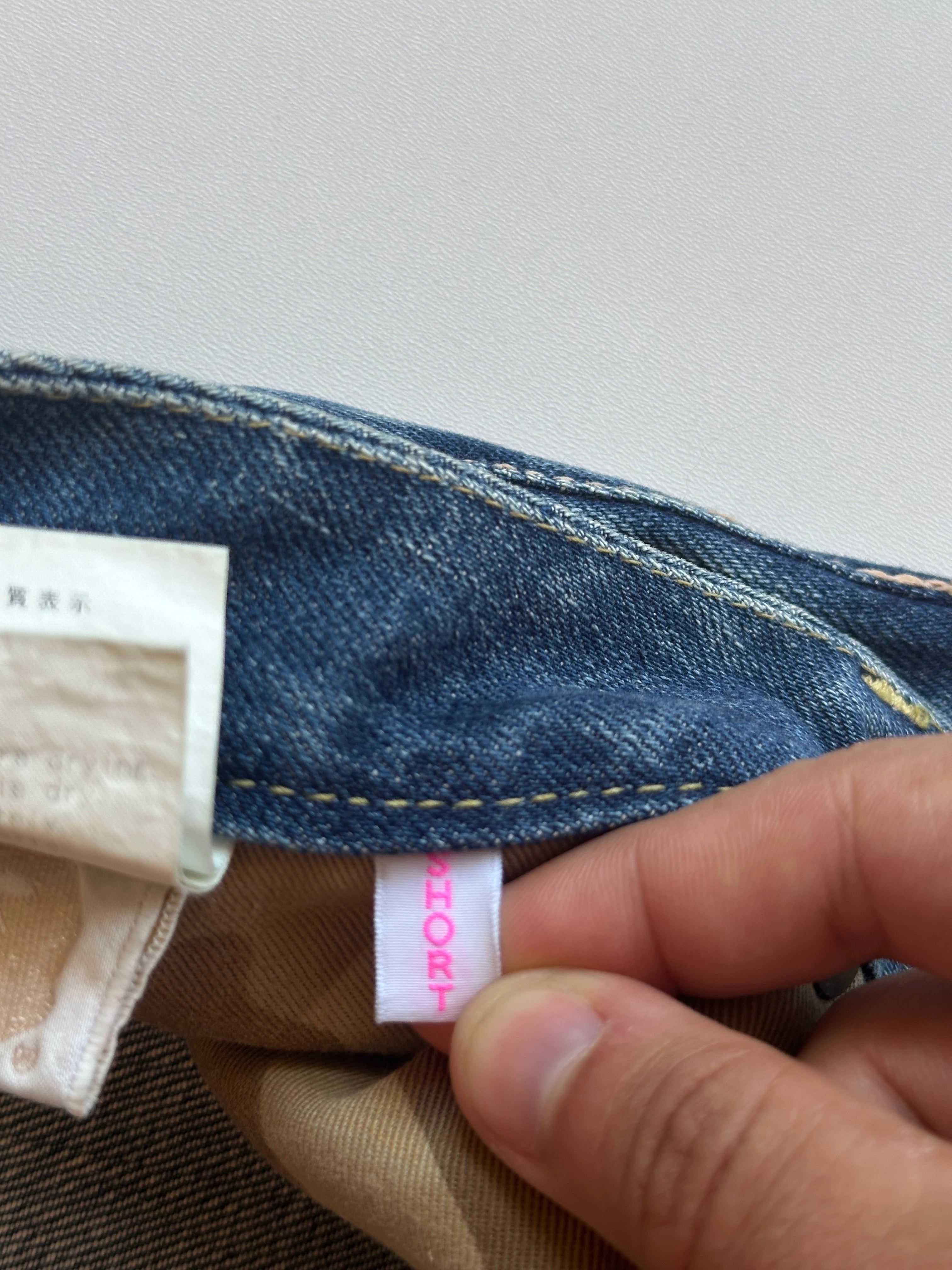 Vintage Bape Embroidered Jeans