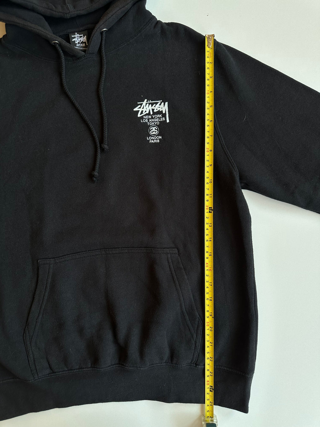Stussy World Tour Pullover Hoodie Black
