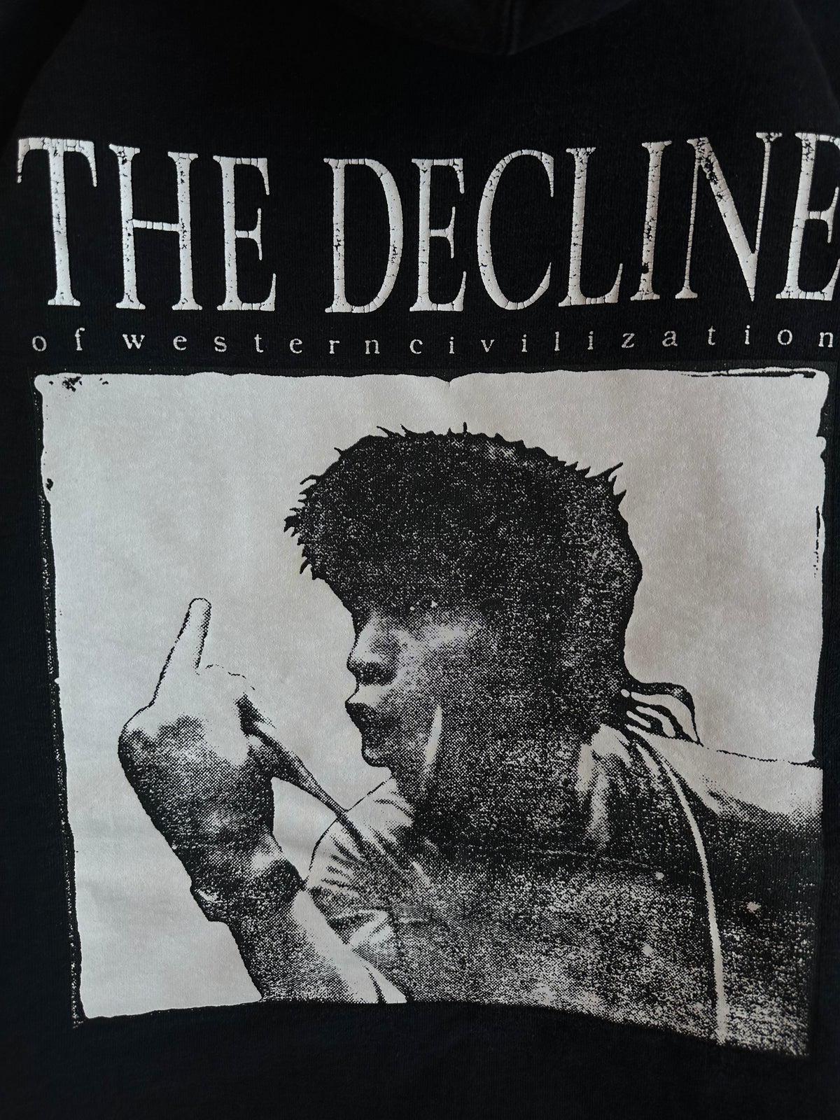 Supreme The Decline of Western Civilization Hoodie Black – FW17