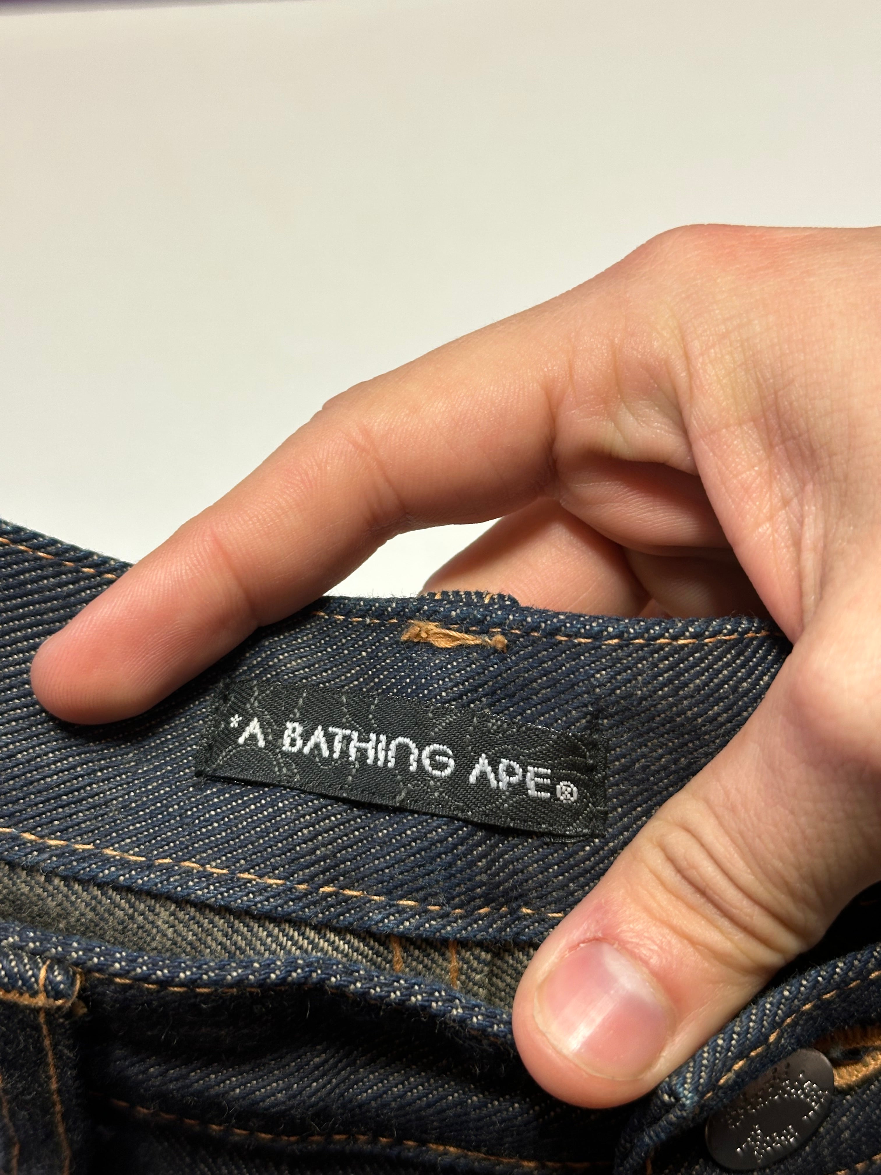 Vintage Bape Slevedge Jeans