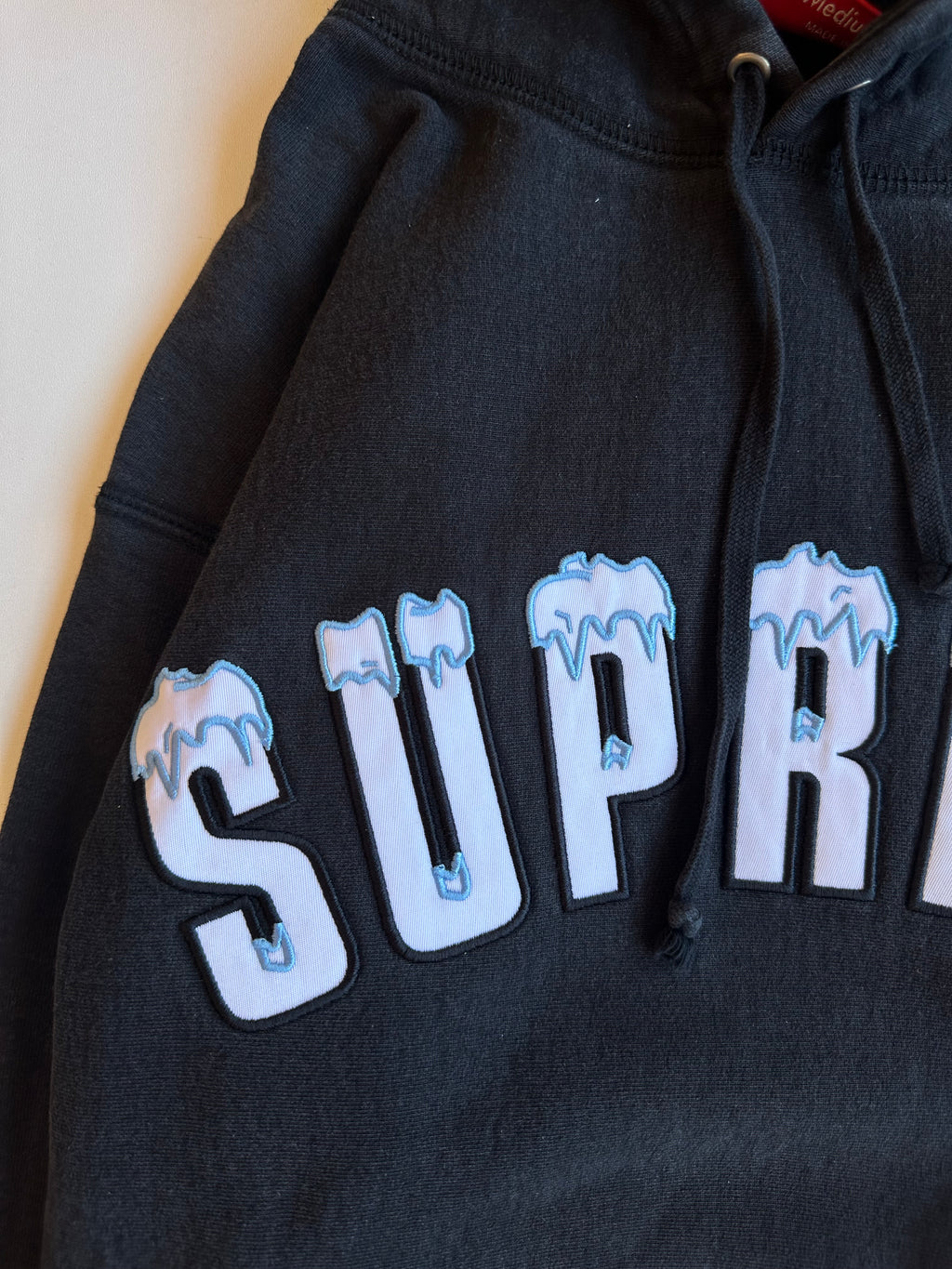 Supreme Icy Arc Hooded Sweatshirt Black – FW20
