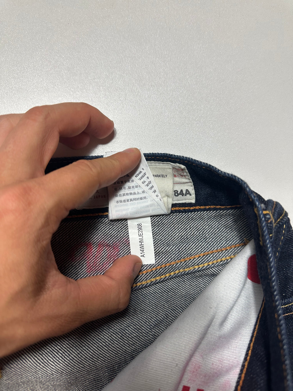 Vintage Evisu Embroidered Big Daicock Selvedge Jeans