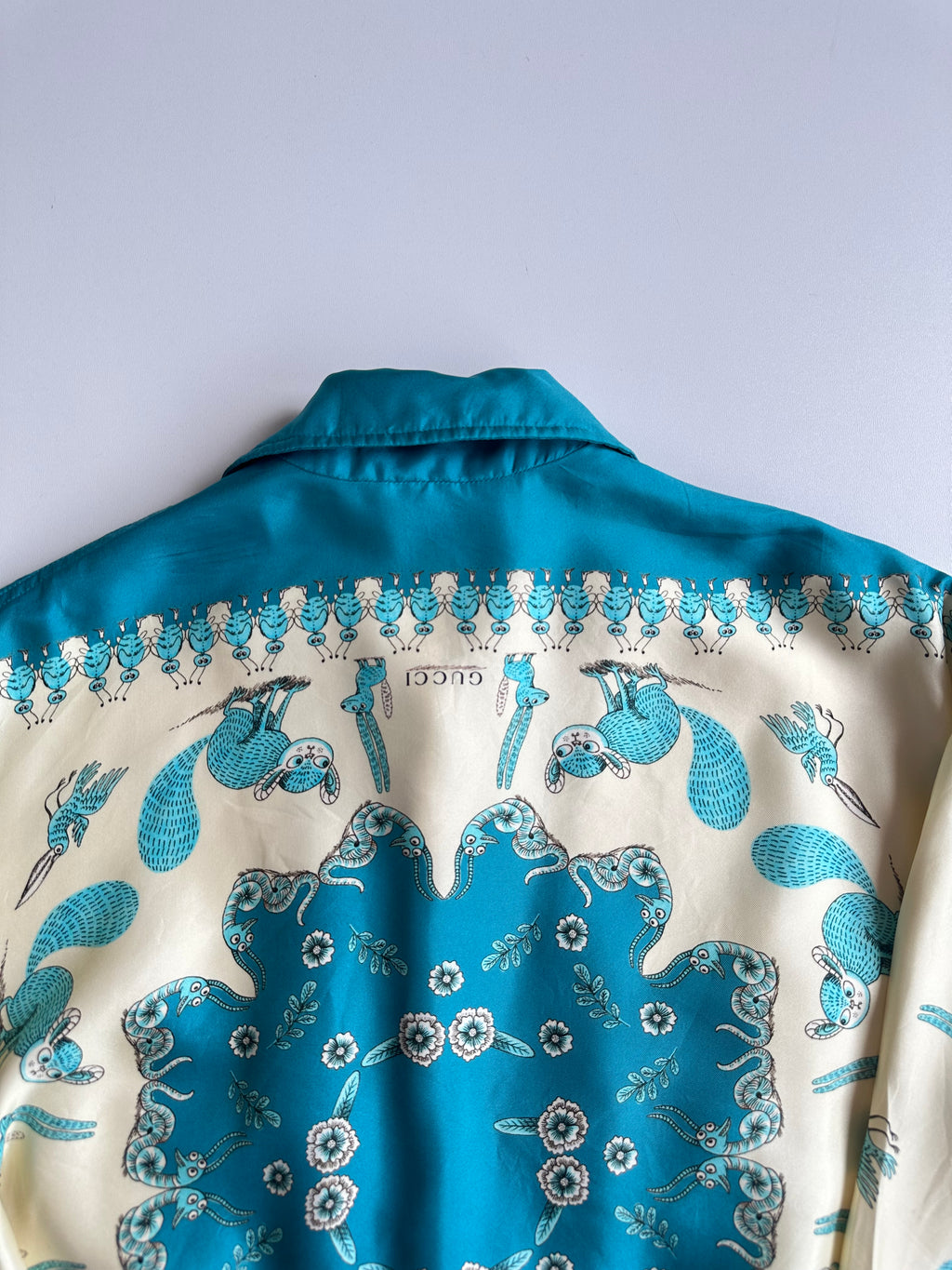 Gucci x Freya Hartas Silk Bomber Jacket