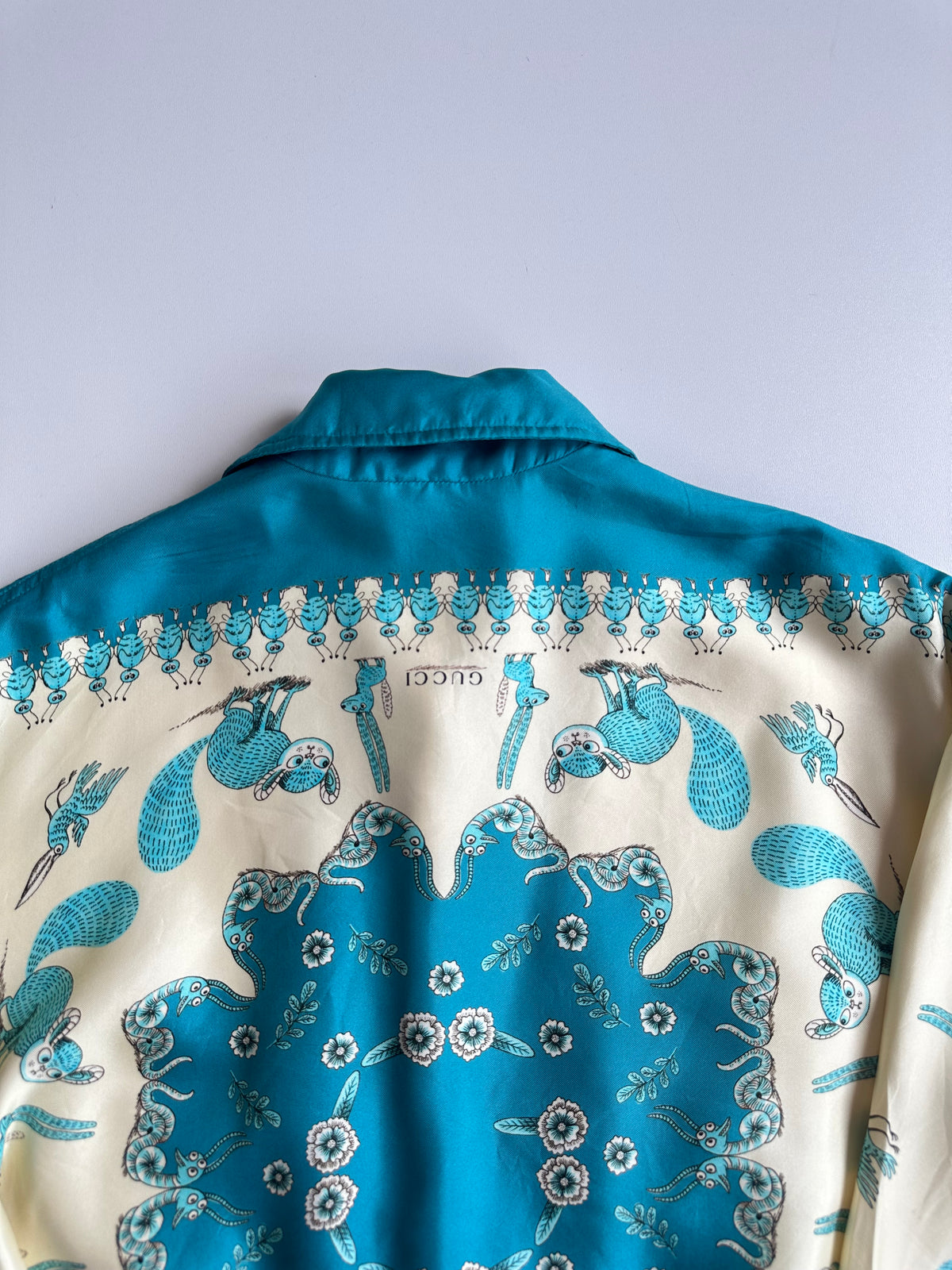 Gucci x Freya Hartas Silk Bomber Jacket