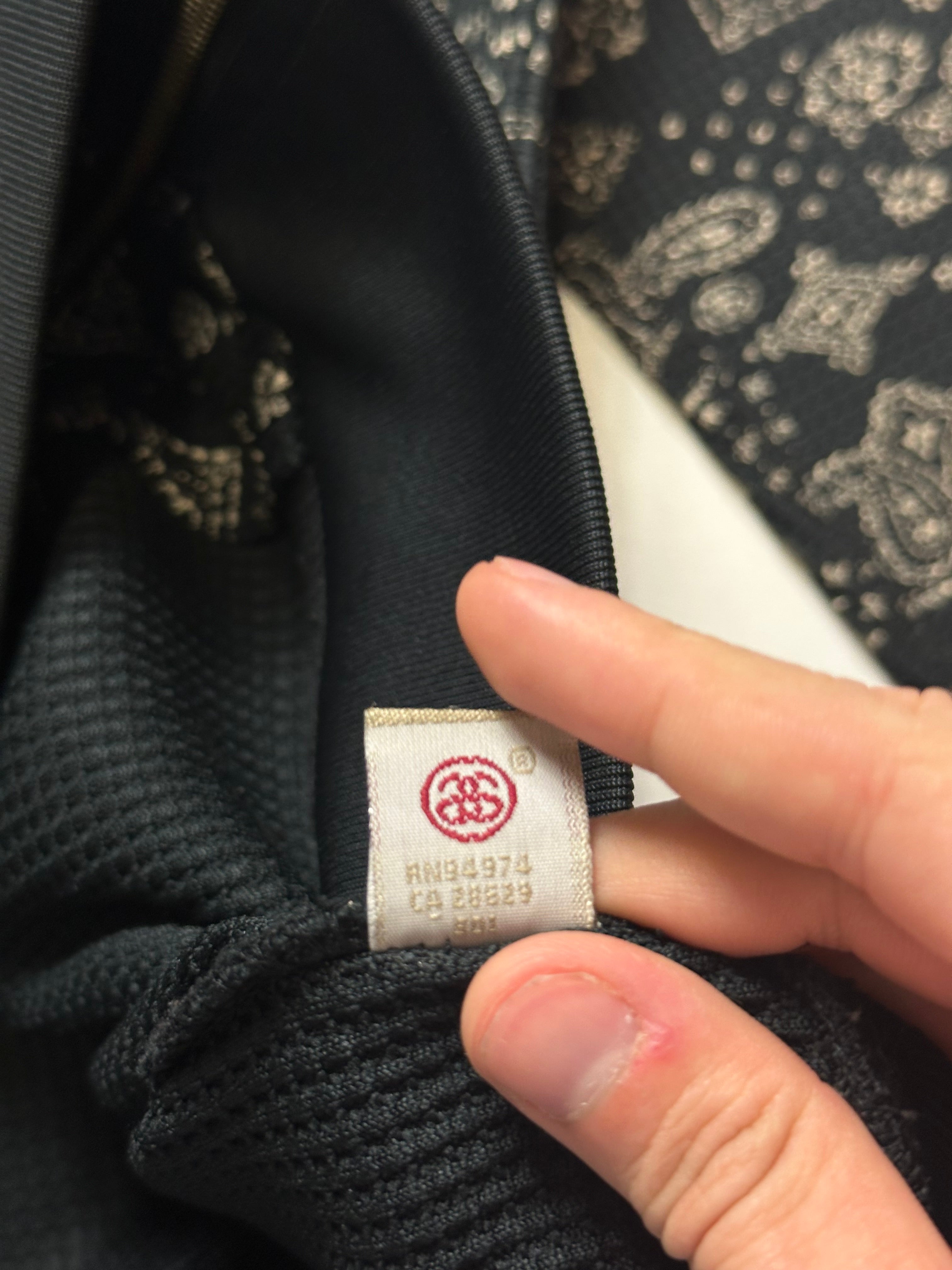 Vintage Stussy Thermal Zip Hoodie