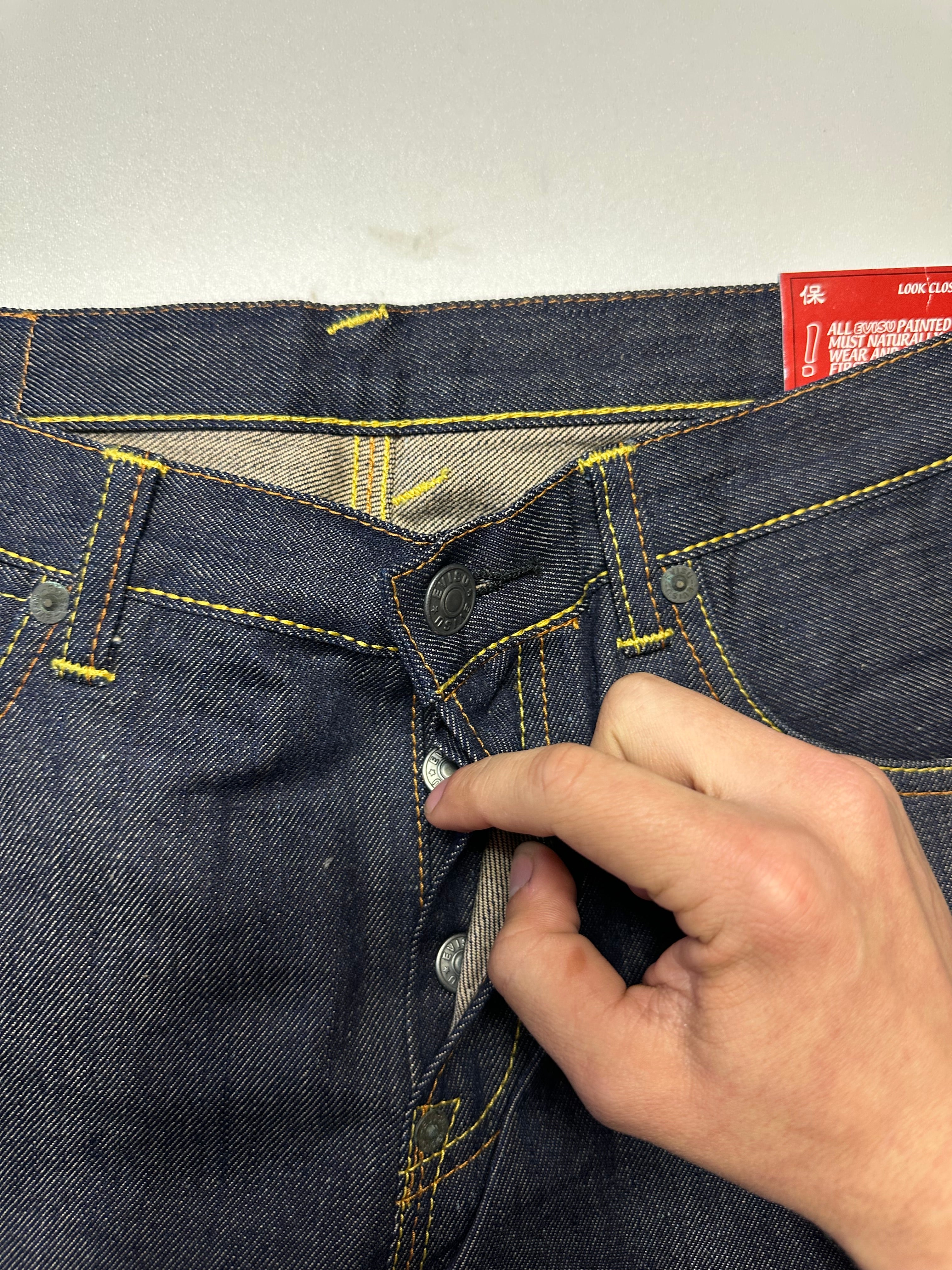 Vintage Evisu Embroidered Seagull Selvedge Jeans