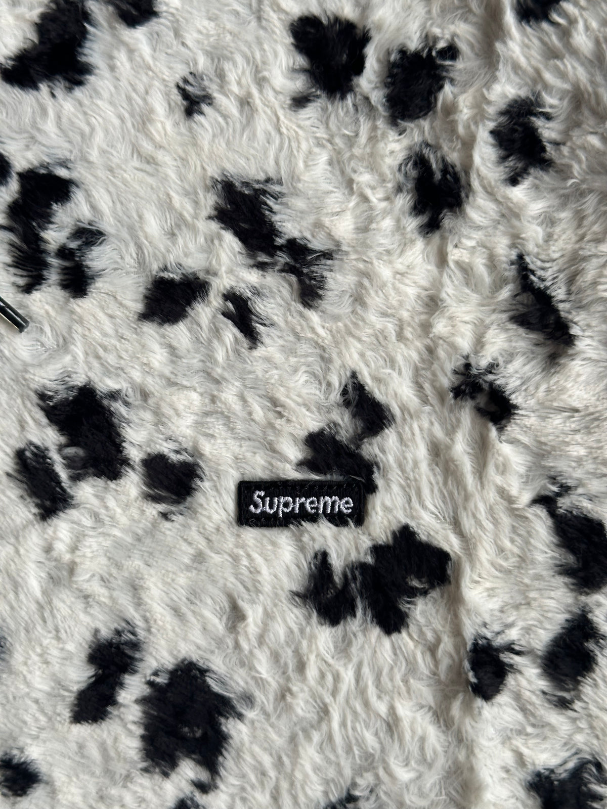 Supreme Fur Pullover Hoodie Dalmatian – SS14 - Size M