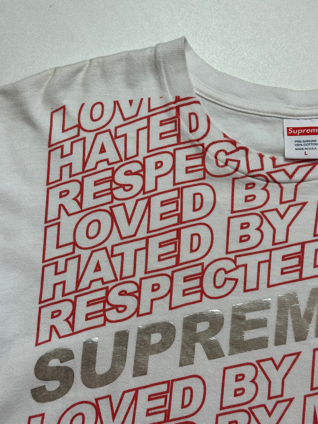 Supreme Metallic Logo Tee