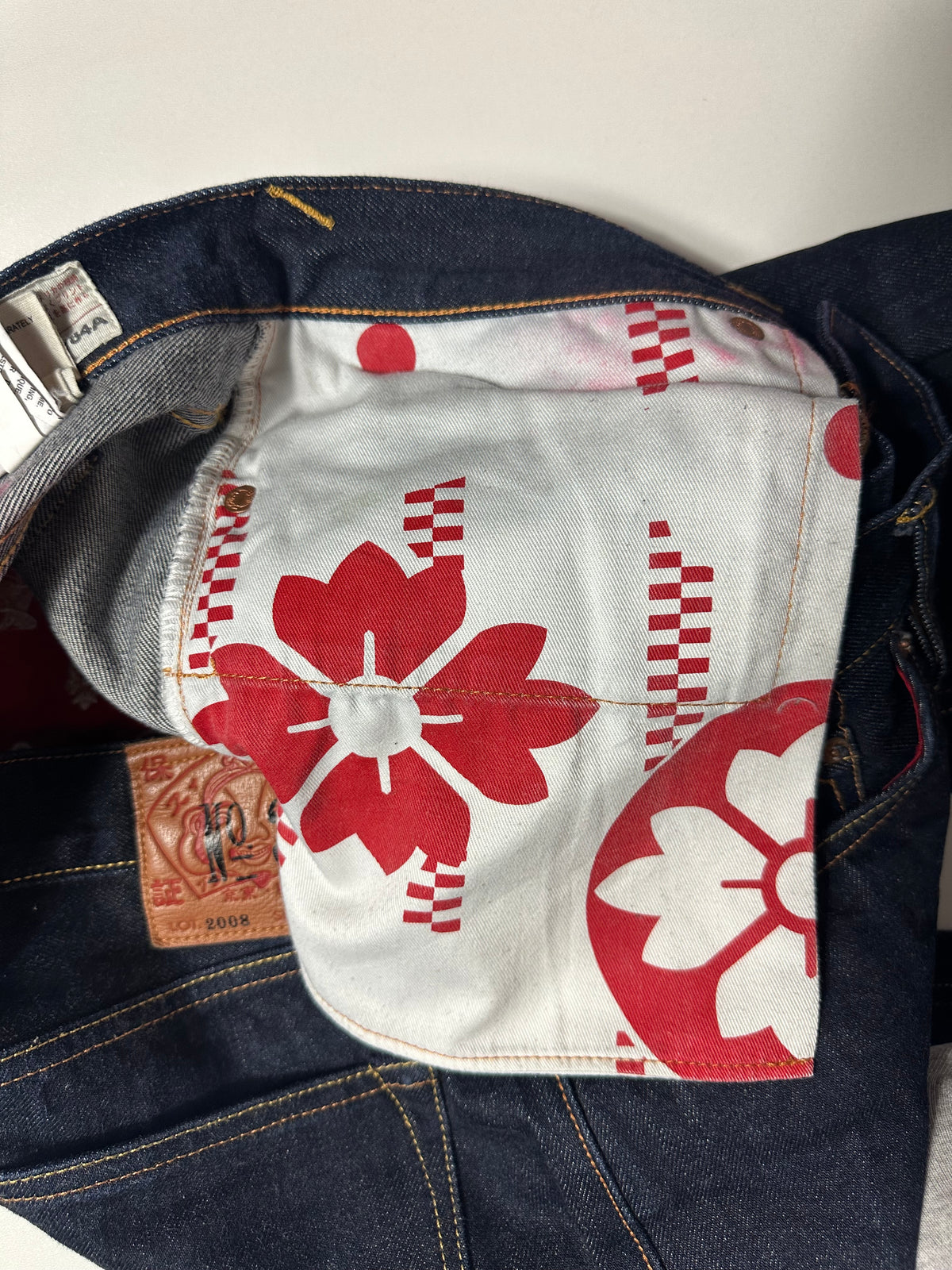 Vintage Evisu Embroidered Big Daicock Selvedge Jeans