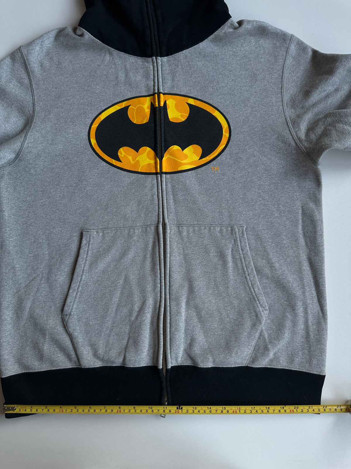 BAPE x DC Batman Full Zip Hoodie Grey – SS19