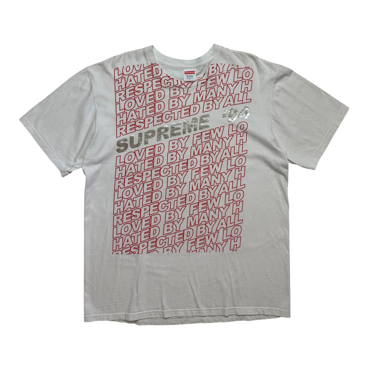 Supreme Metallic Logo Tee