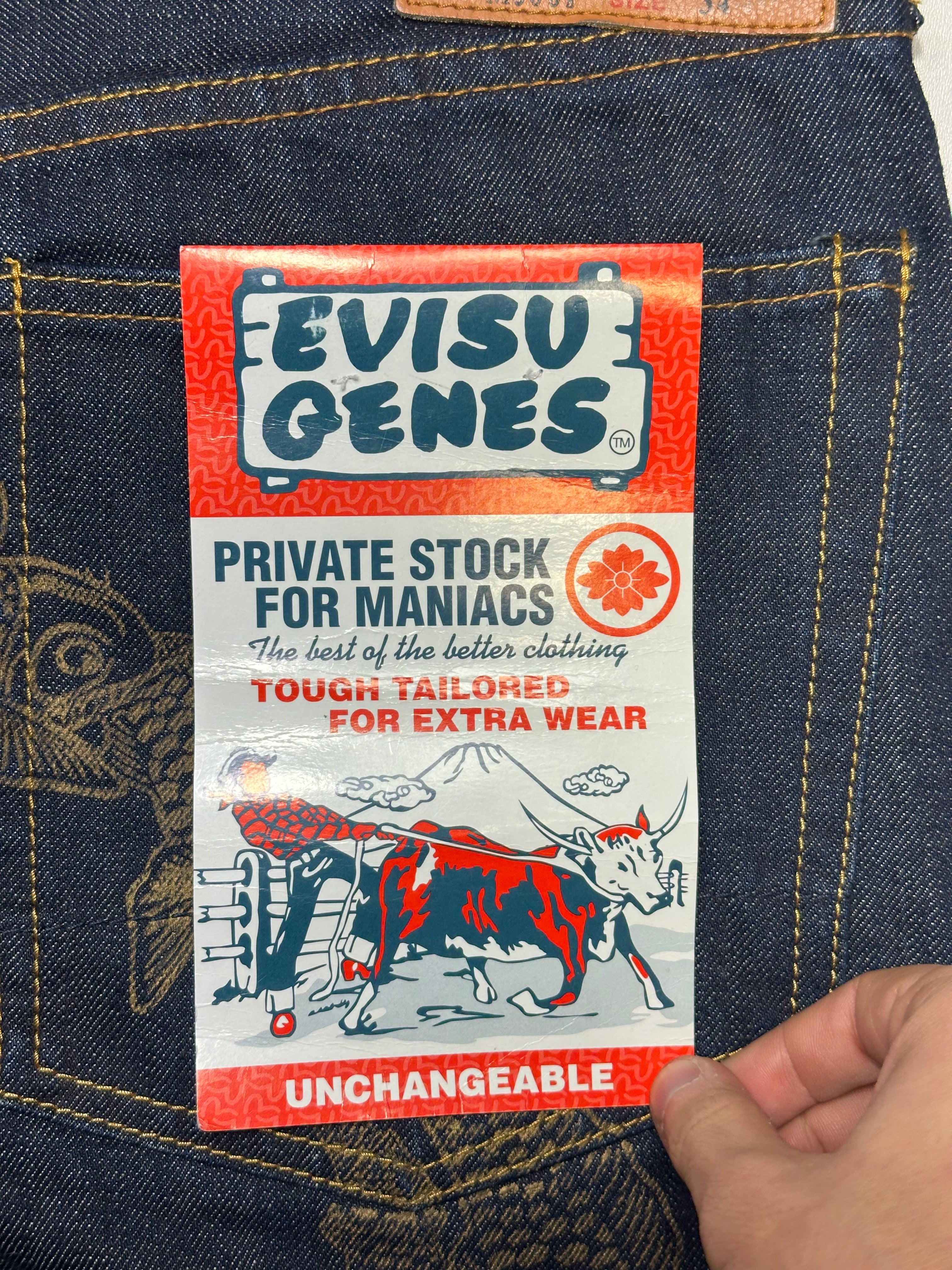 Vintage Evisu Big Daicock Koifish Jeans