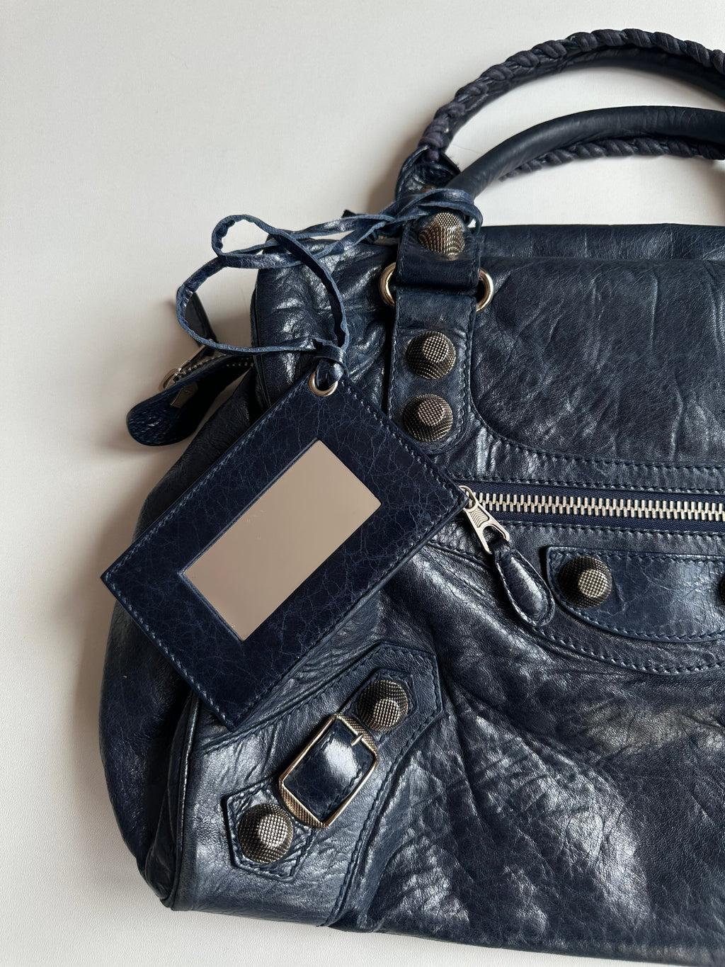 Vintage Balenciaga Midday Giant Bleu Mineral City Bag