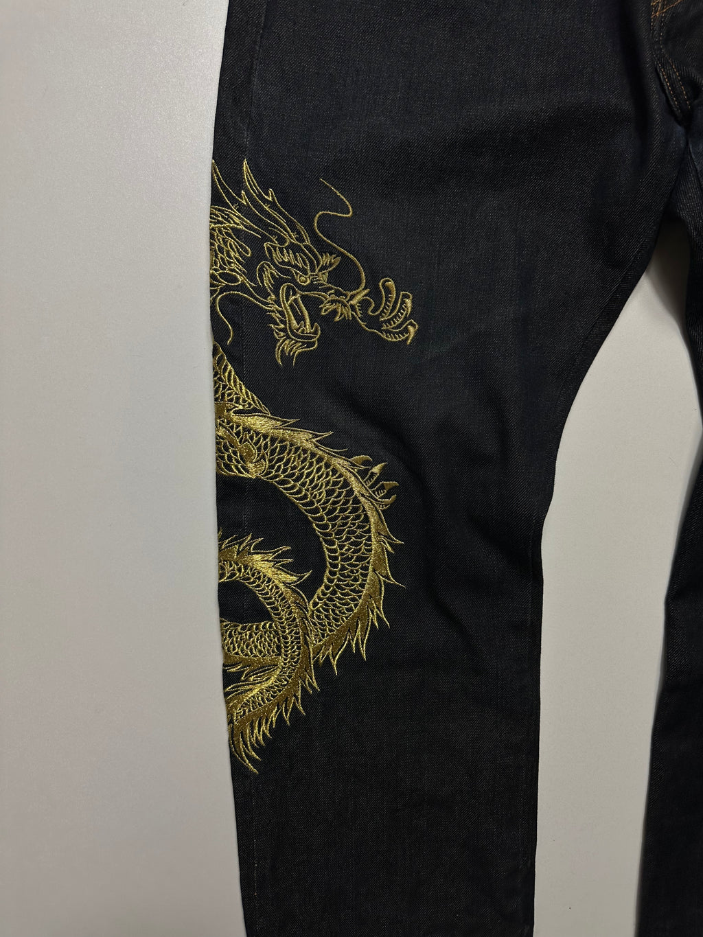Vintage Evisu Year of The Dragon Collector Edition Raw Selvedge Jeans
