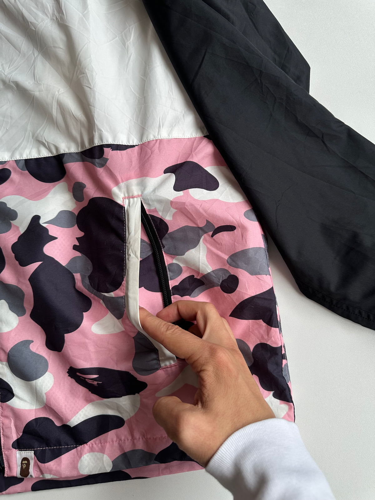 Vintage BAPE Pink Camo Light Jacket