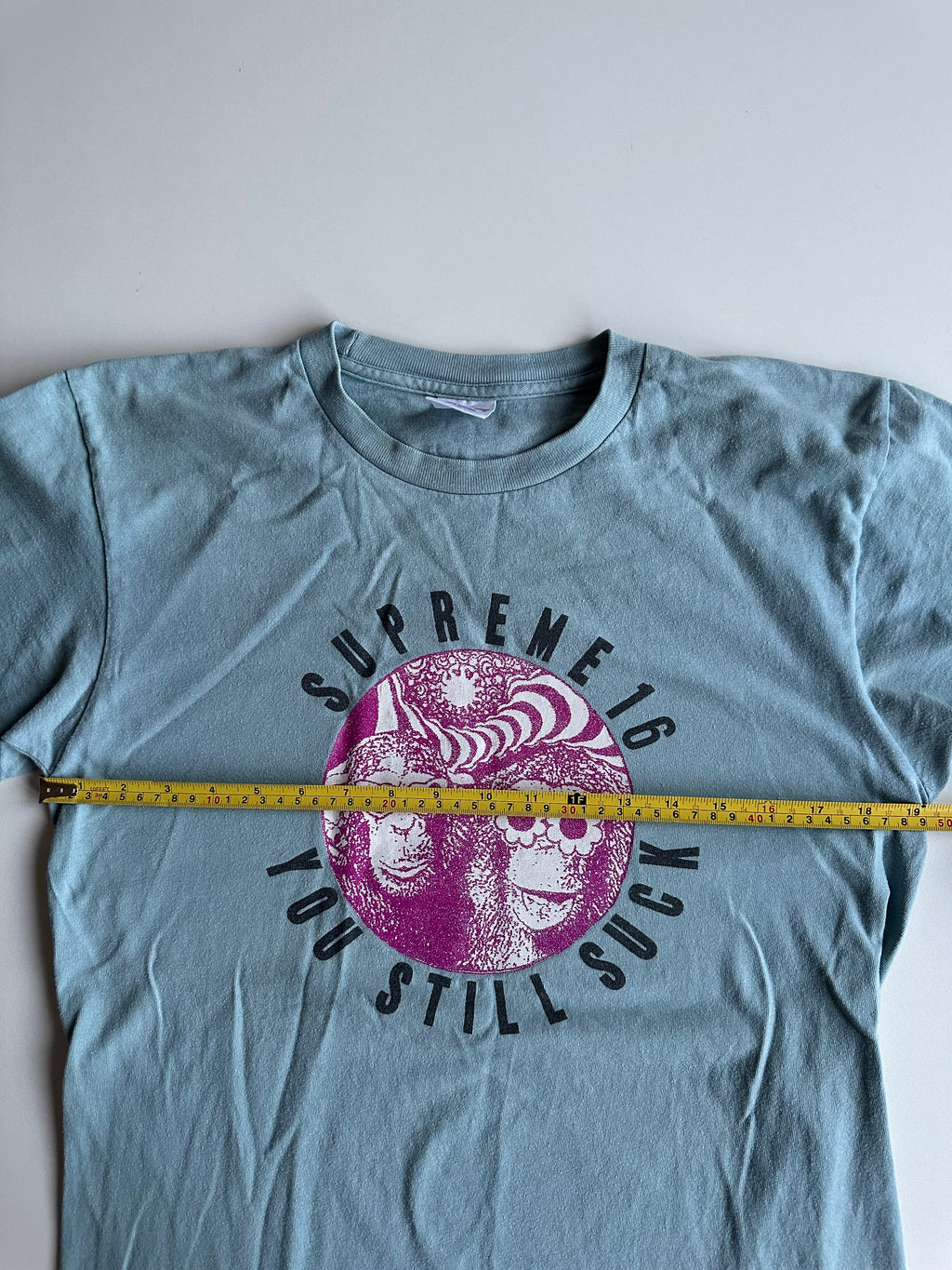 Supreme You Still Suck Tee Light Blue – SS16
