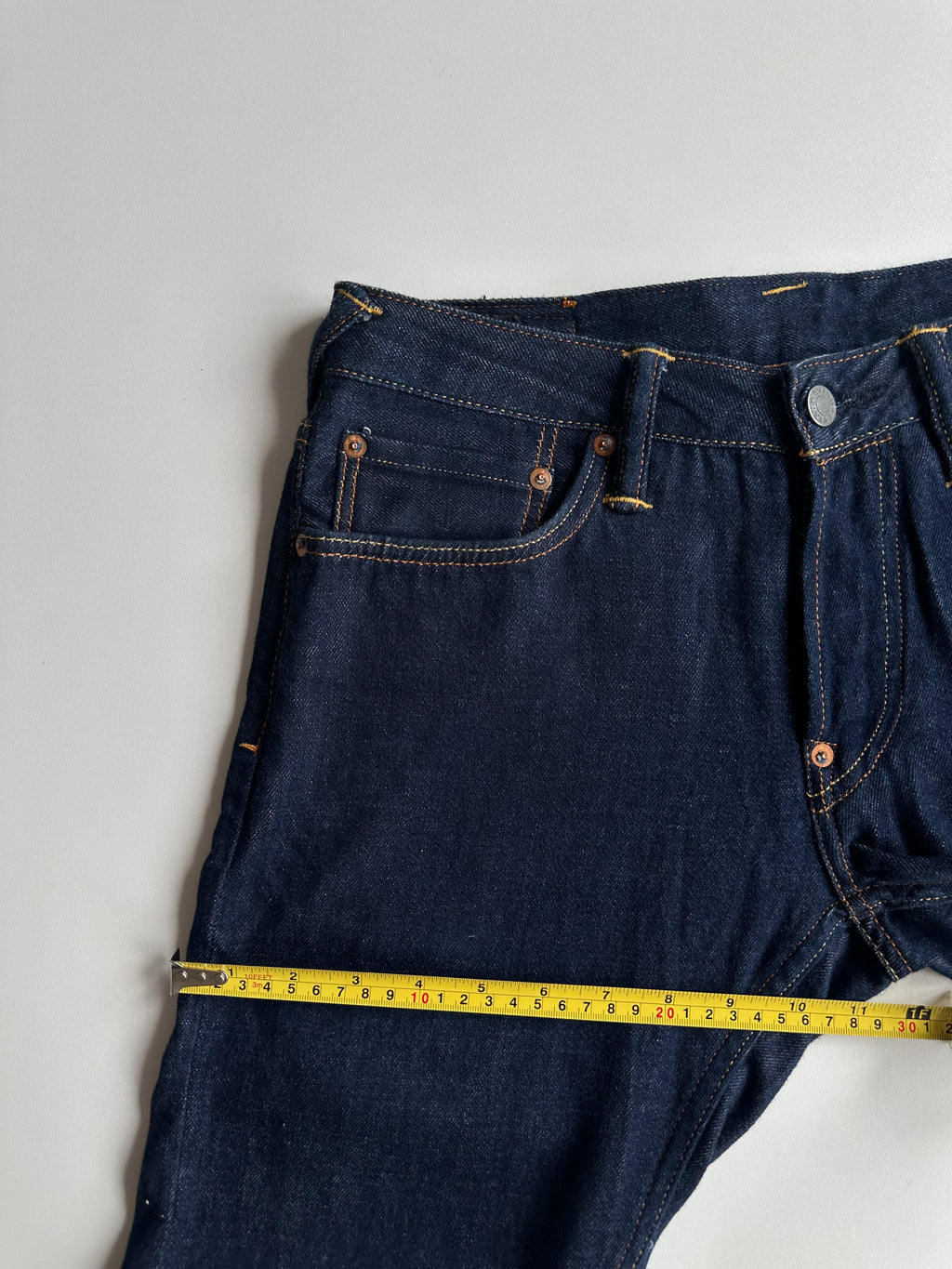 EVISU Graffiti Daruma Daicock Slim Fit Jeans #2010 Indigo – SS23 – W30 L34