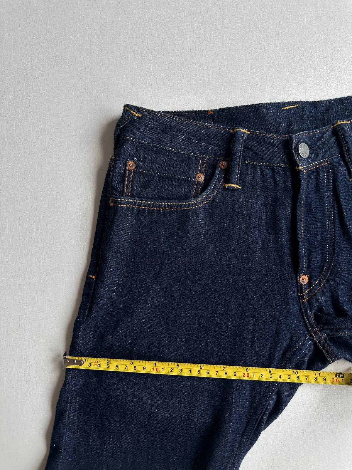 EVISU Graffiti Daruma Daicock Slim Fit Jeans #2010 Indigo – SS23 – W30 L34