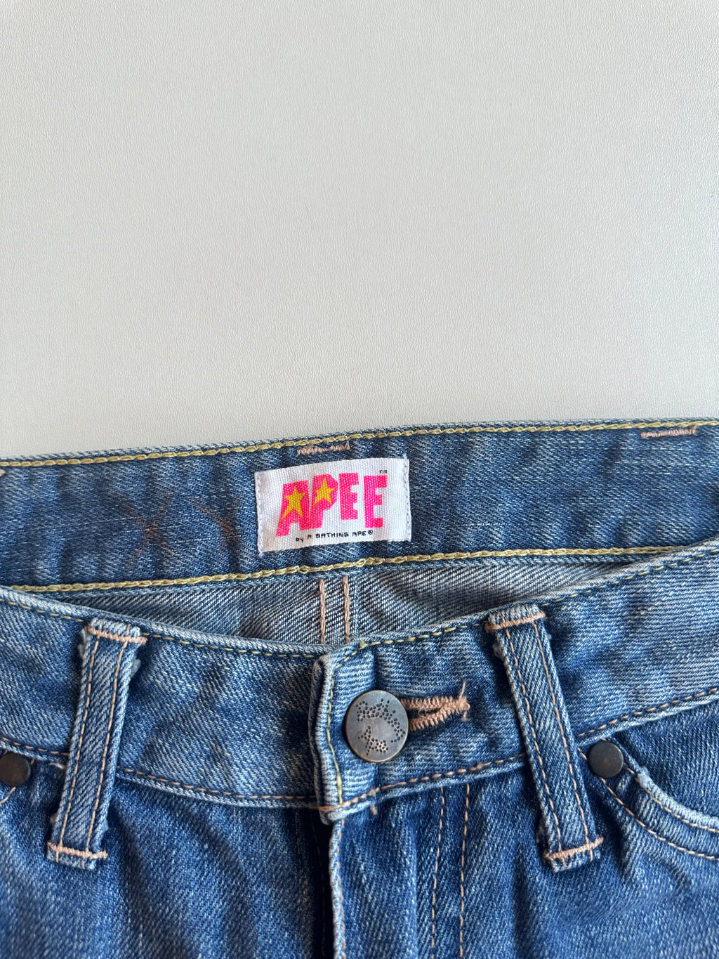 Vintage Bape Ape Head Jeans