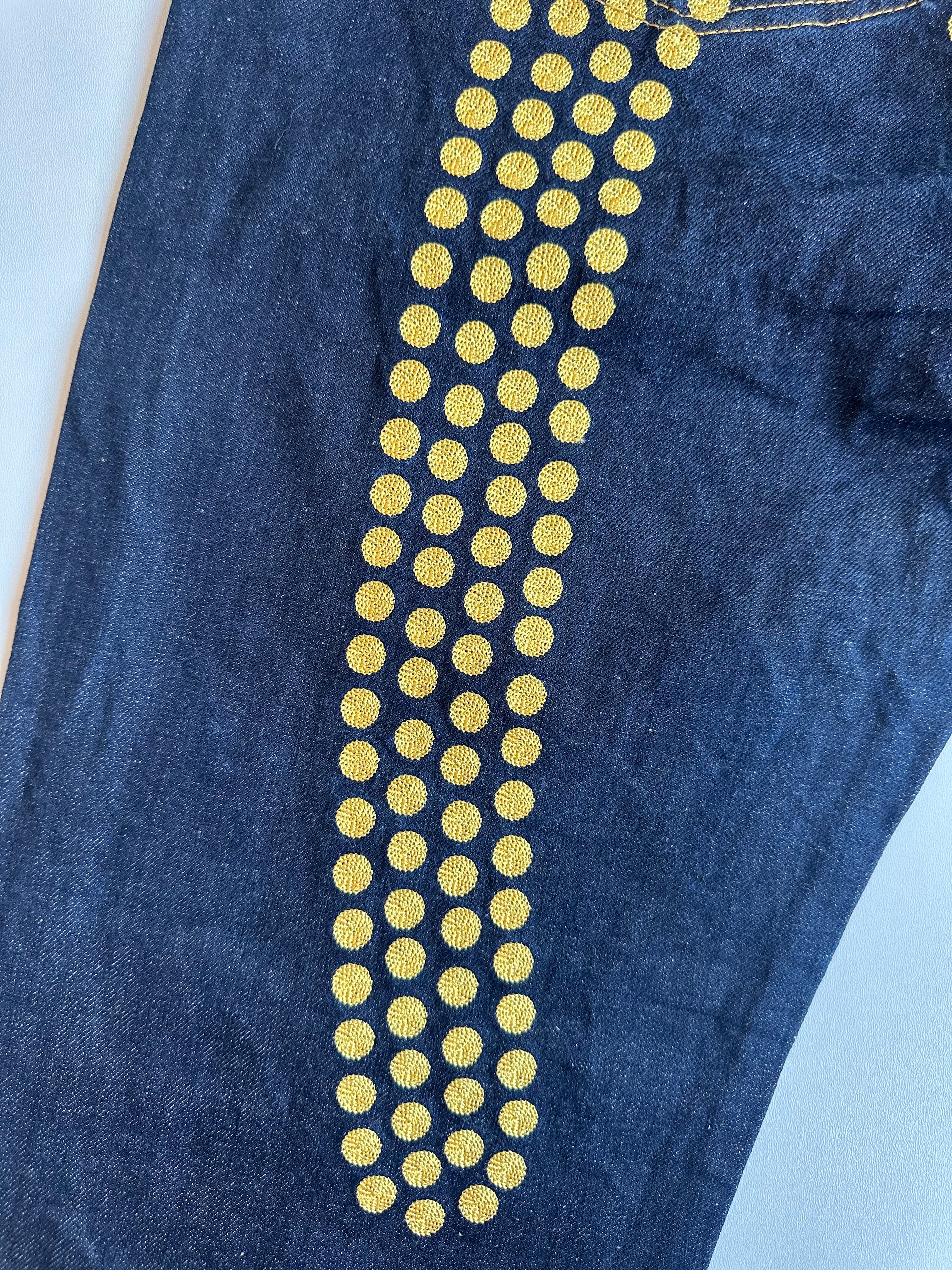 Vintage Evisu Embroidered Big Daicock Selvedge Jeans