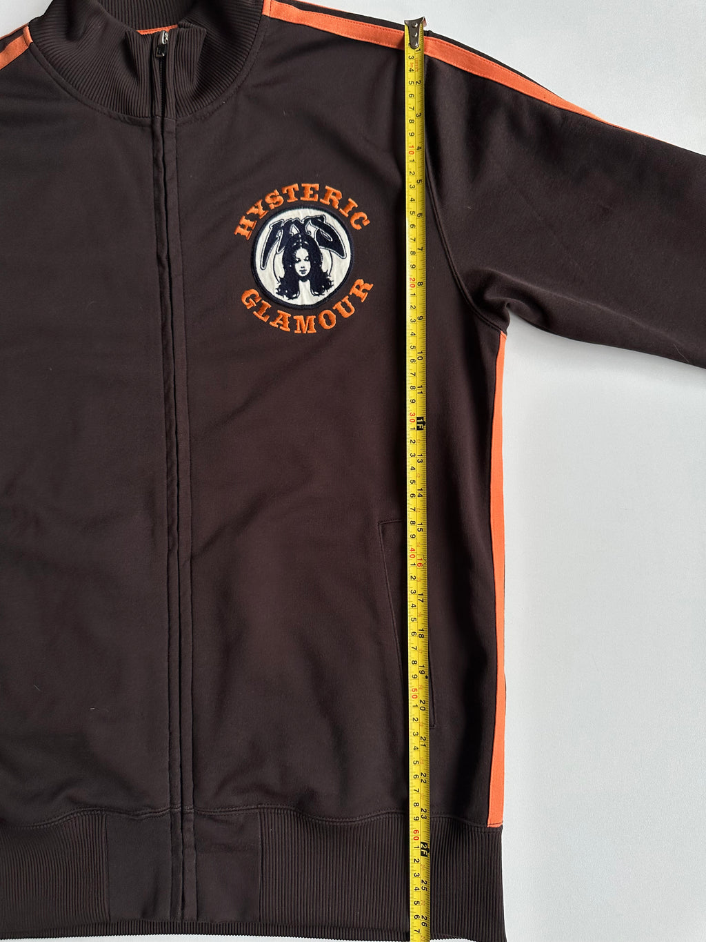 Vintage Hysteric Glamour Logo Track Jacket Brown / Orange