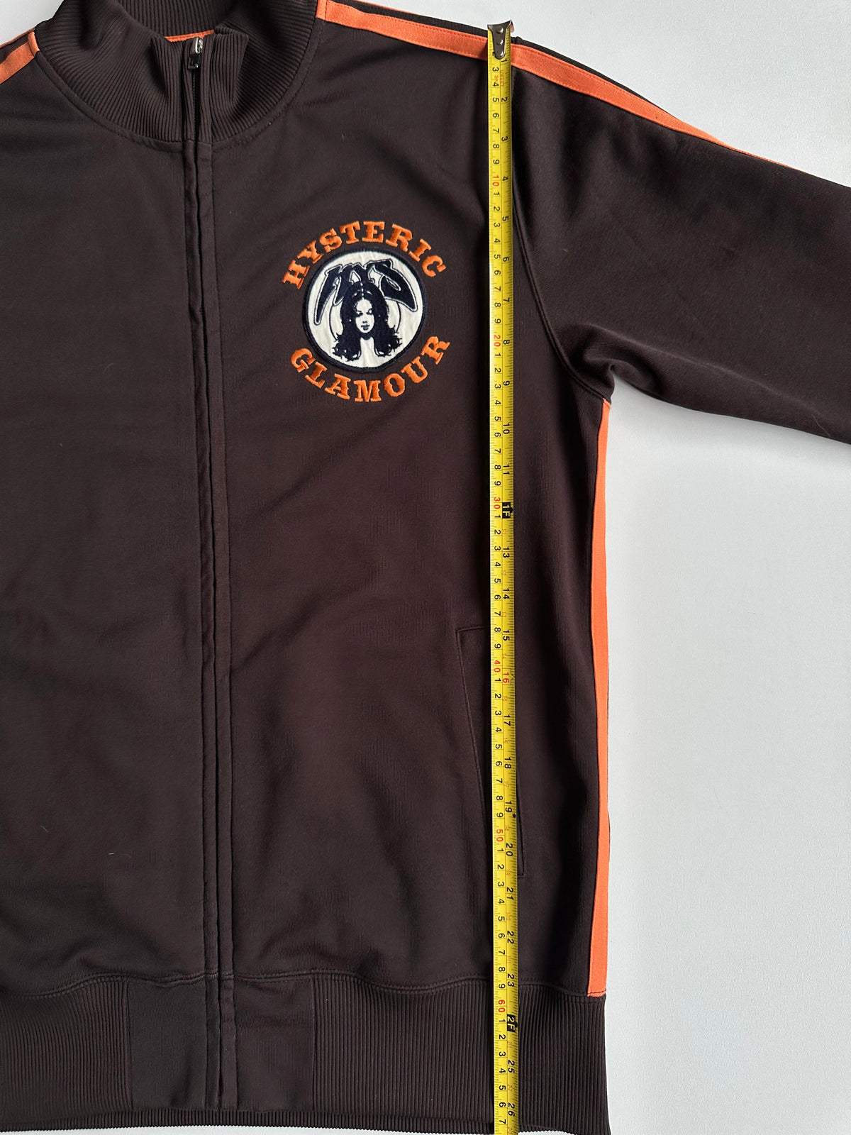Vintage Hysteric Glamour Logo Track Jacket Brown / Orange
